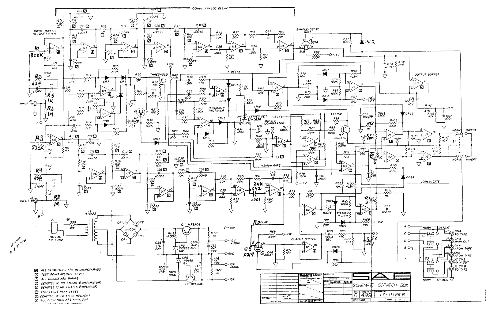 SAE 5000 Schematic