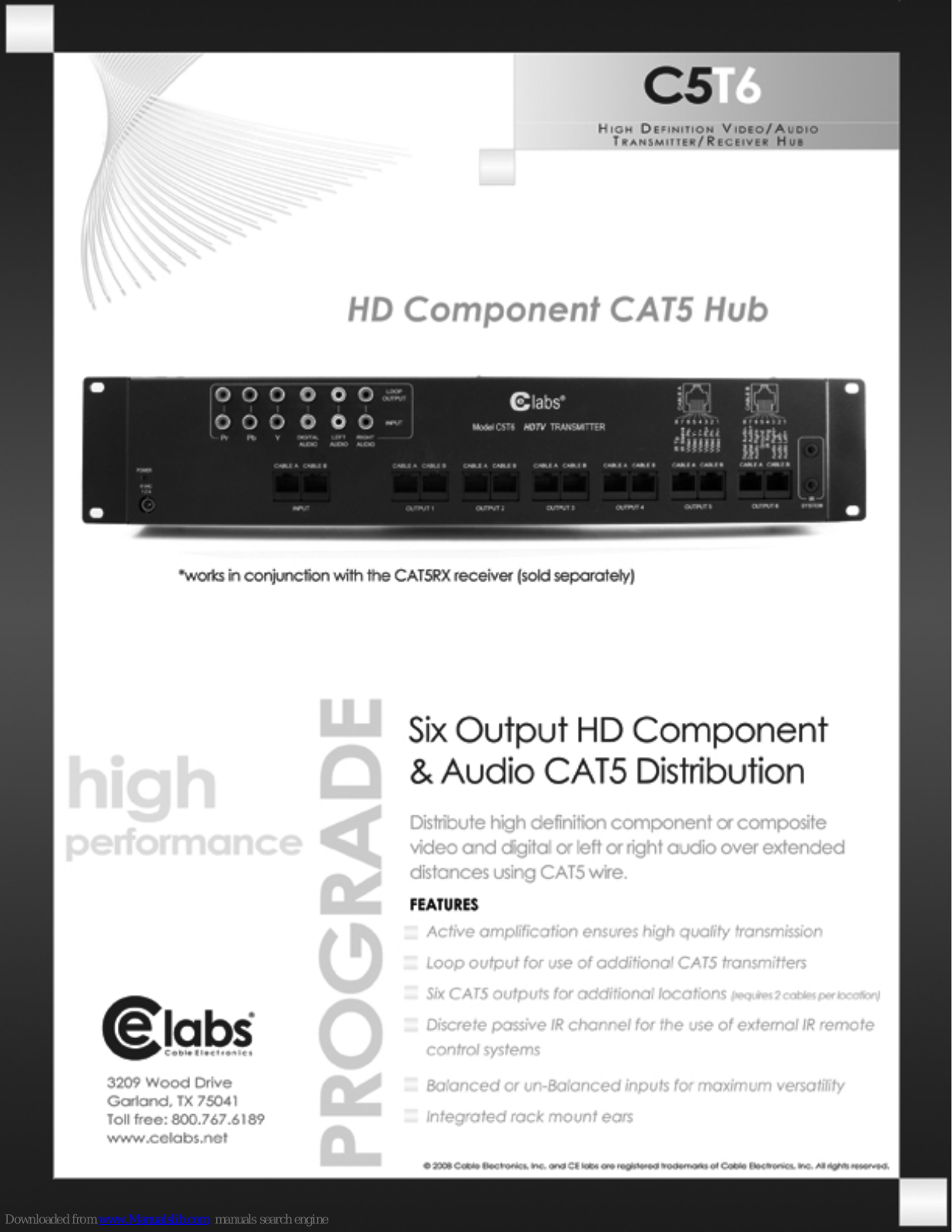 CE Labs C5T6 Specifications