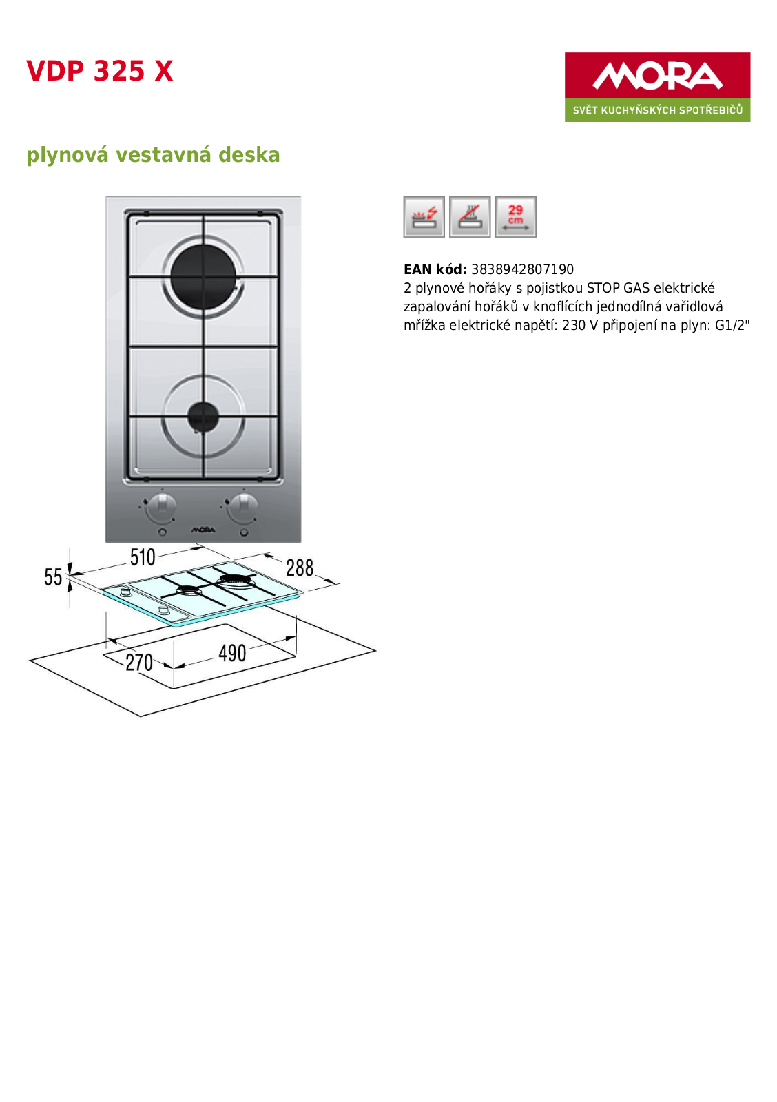 Mora VDP 325 X User Manual