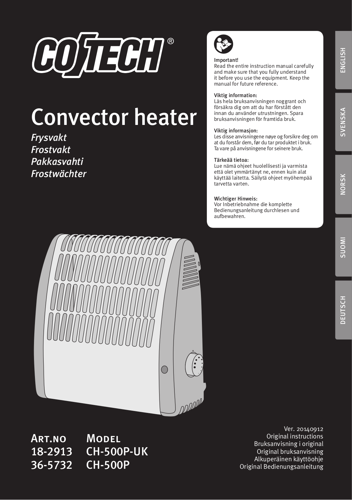 Coltech CH-500P-UK, CH-500P Original Instructions Manual - ManualMachine.com