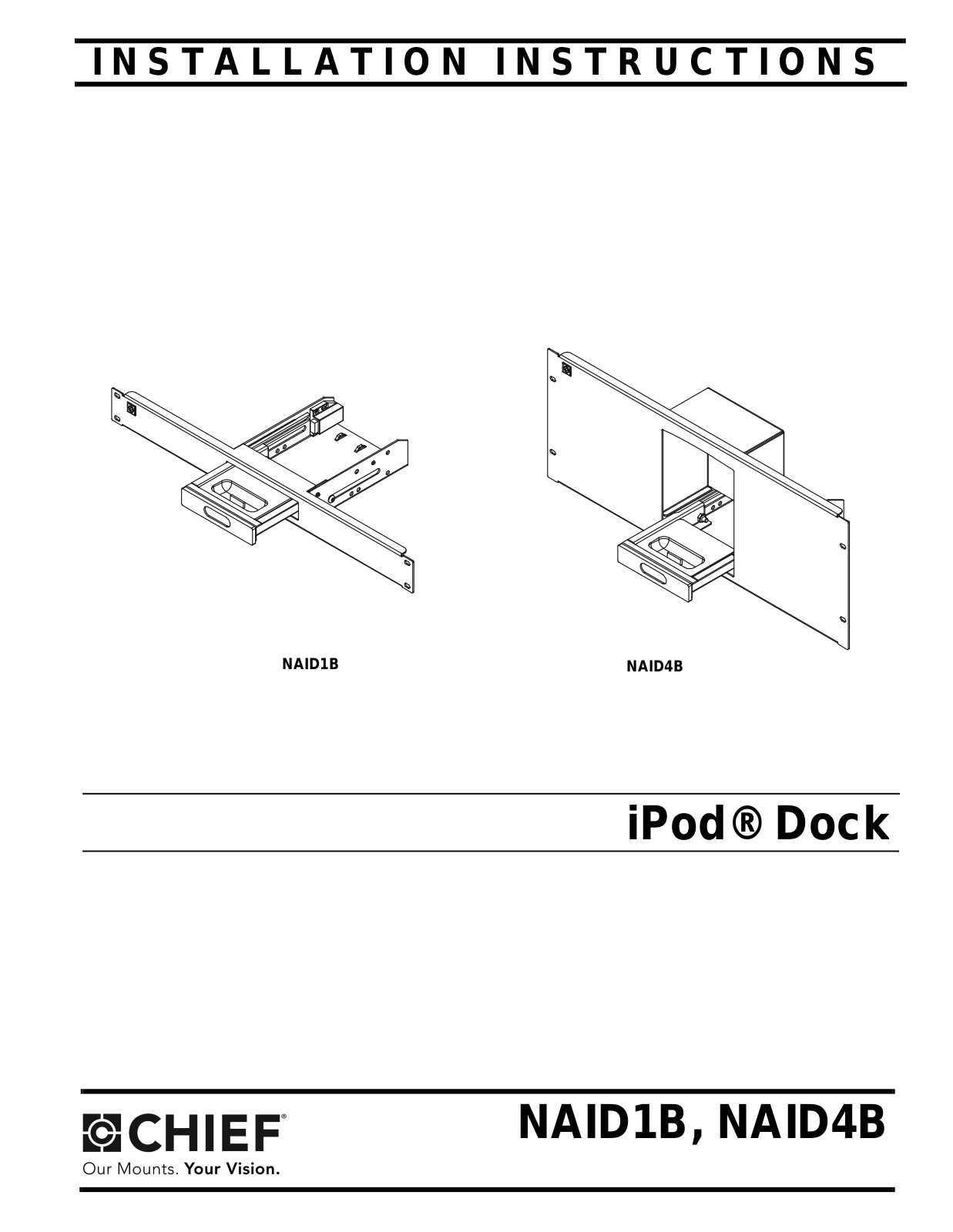 CHIEF NAID1B, NAID4B User Manual