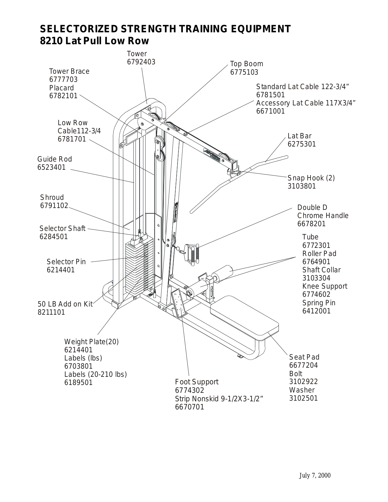 Life Fitness 8210 User manual