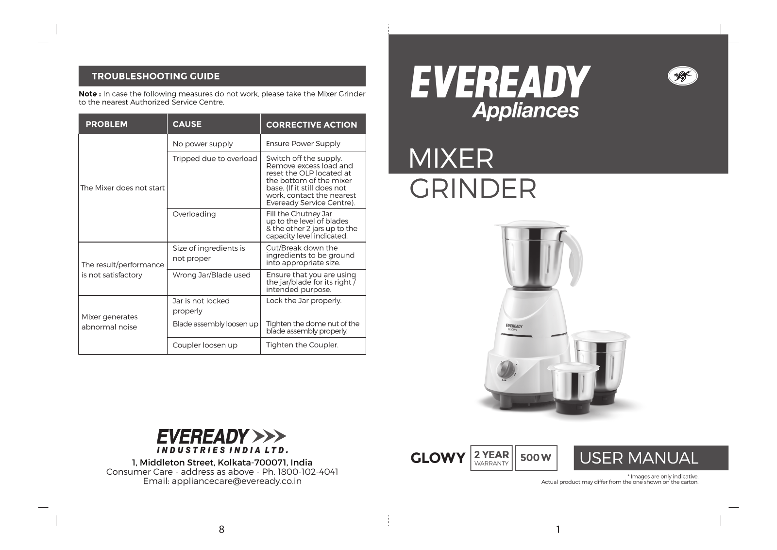 Eveready Glowy User Manual