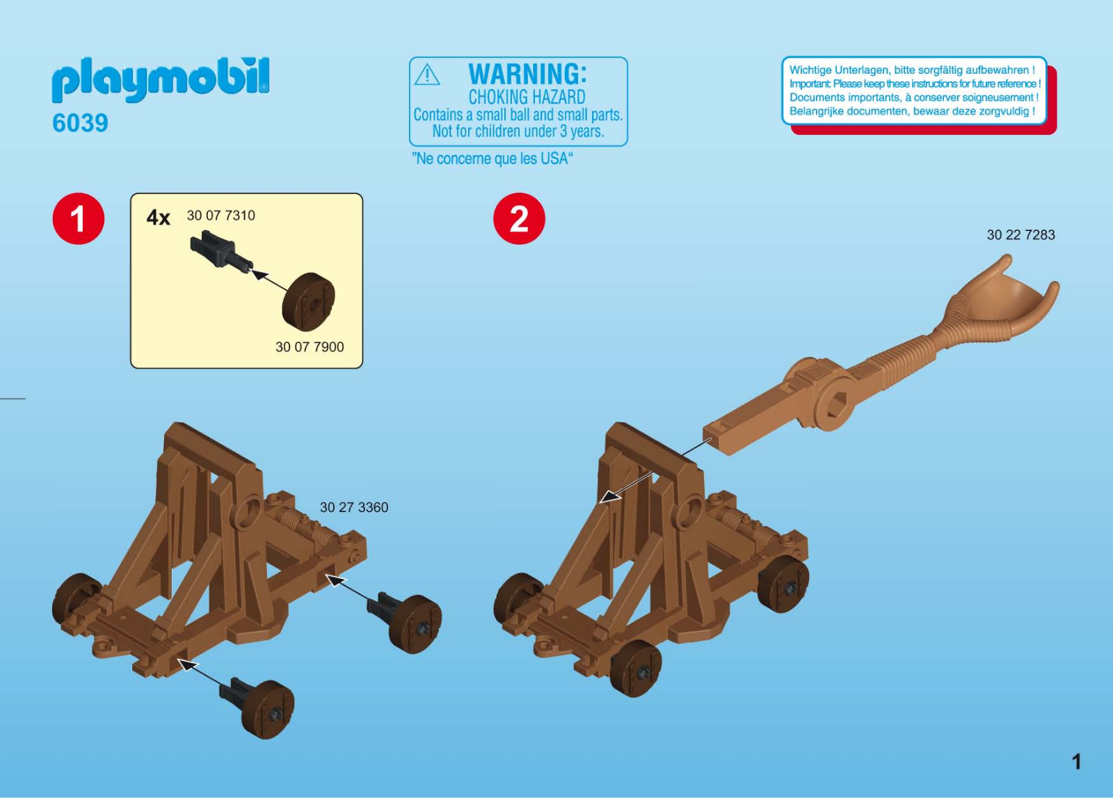 Playmobil 6039 Instructions