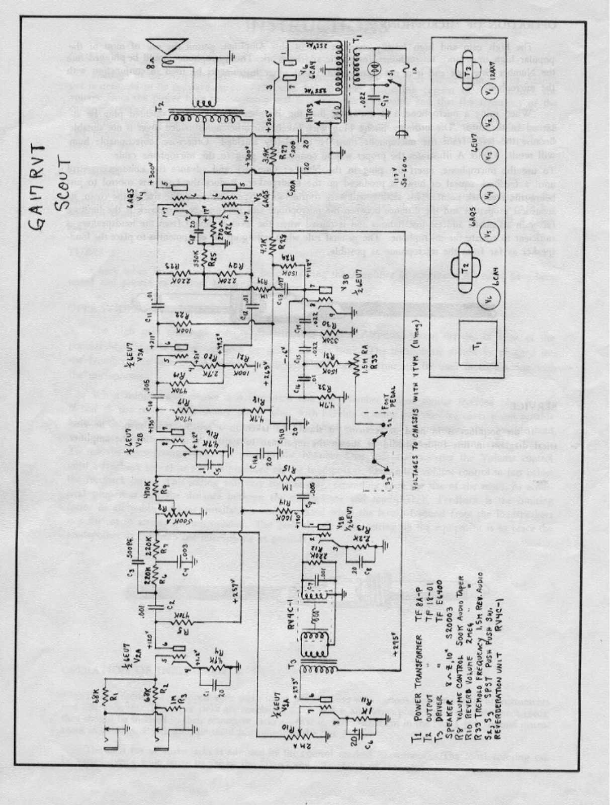 Gibson ga 17rvt schematic