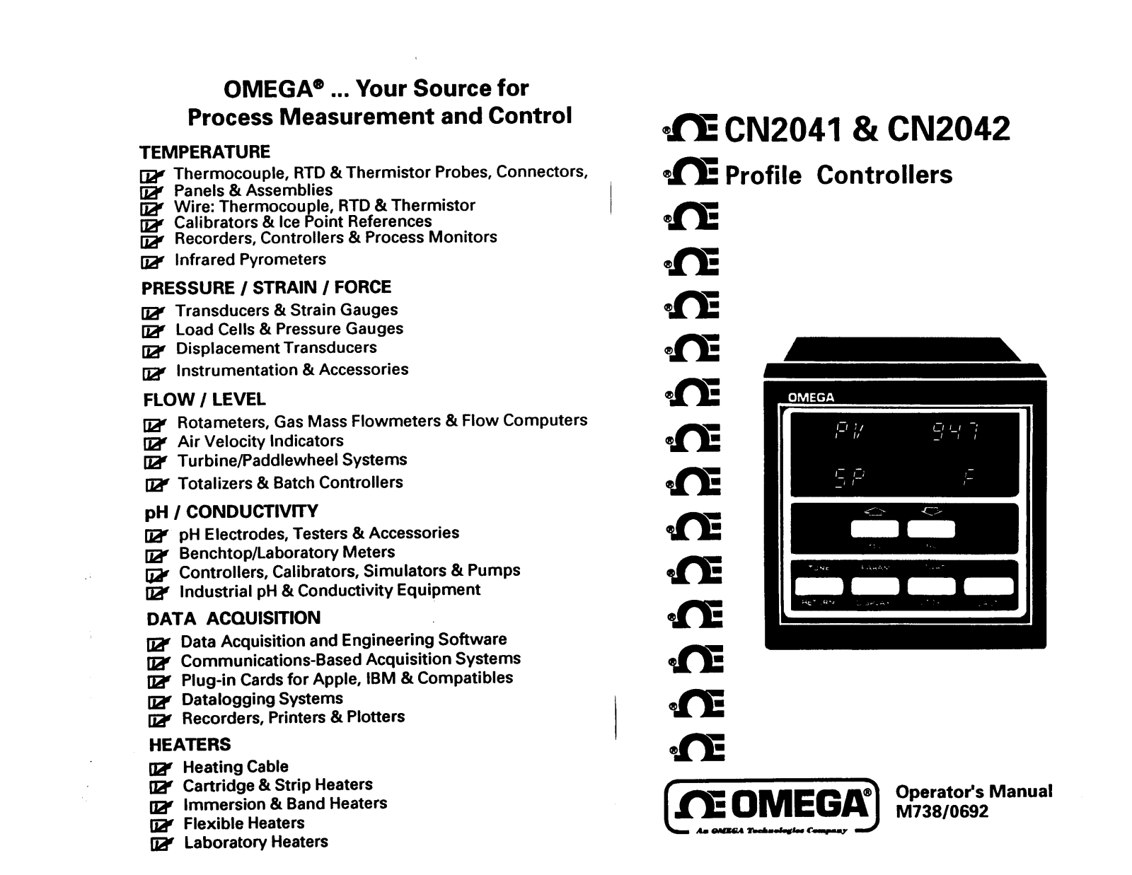 Omega Products CN2041 Installation  Manual