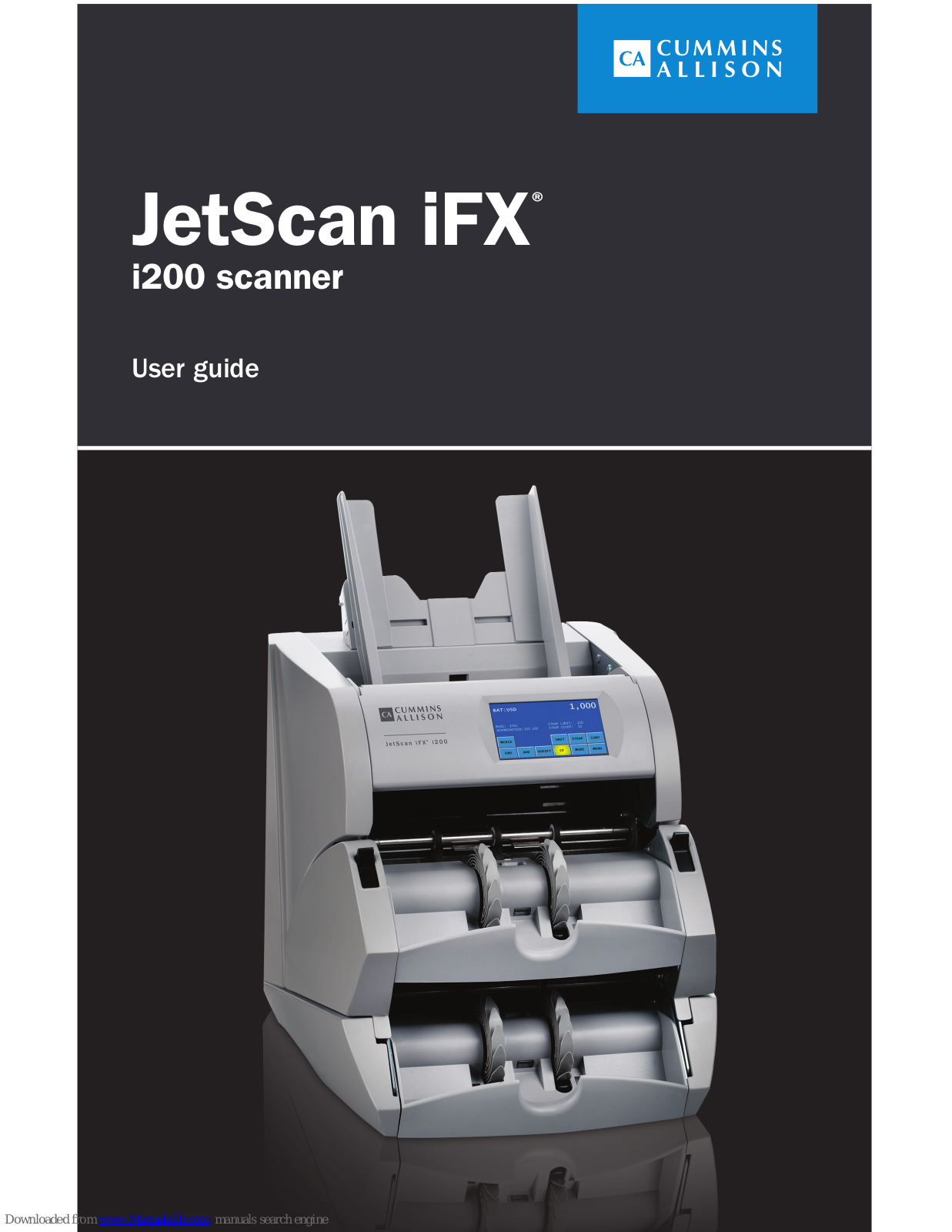 CUMMINS JetScan iFX i200 User Manual