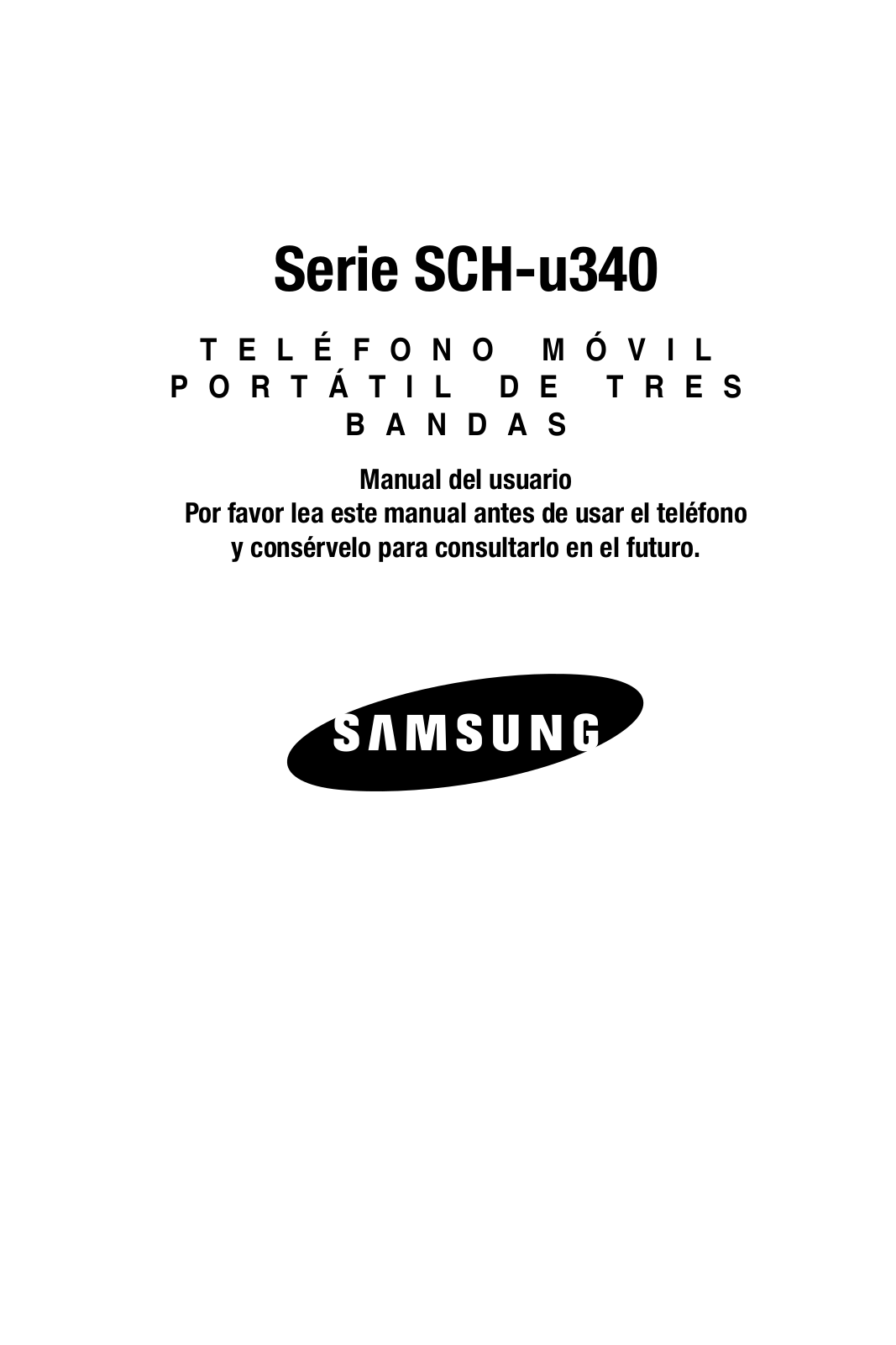 Samsung SCH-U340 User Manual