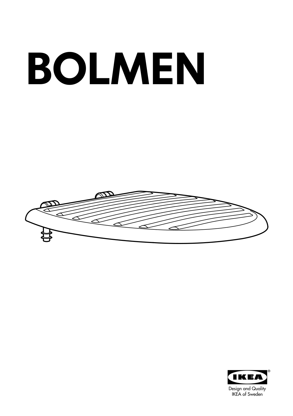 IKEA BOLMEN User Manual