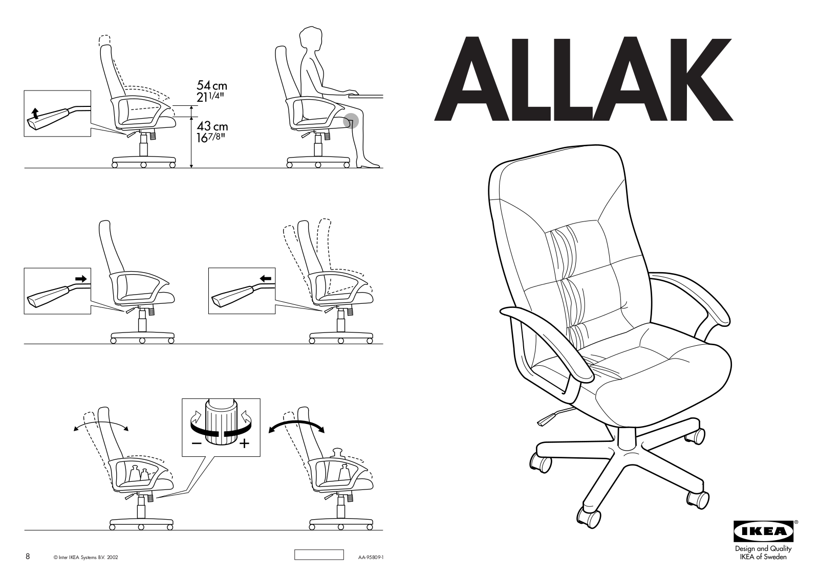 IKEA ALLAK User Manual