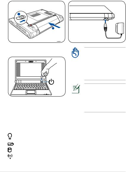 Asus Eee PC 8G, Eee PC 4G, Eee PC 4G Surf Quick Start Guide