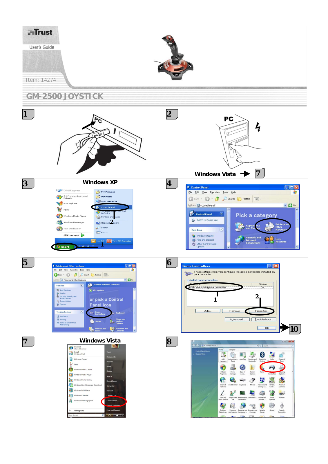 TRUST GM-2500 User Manual