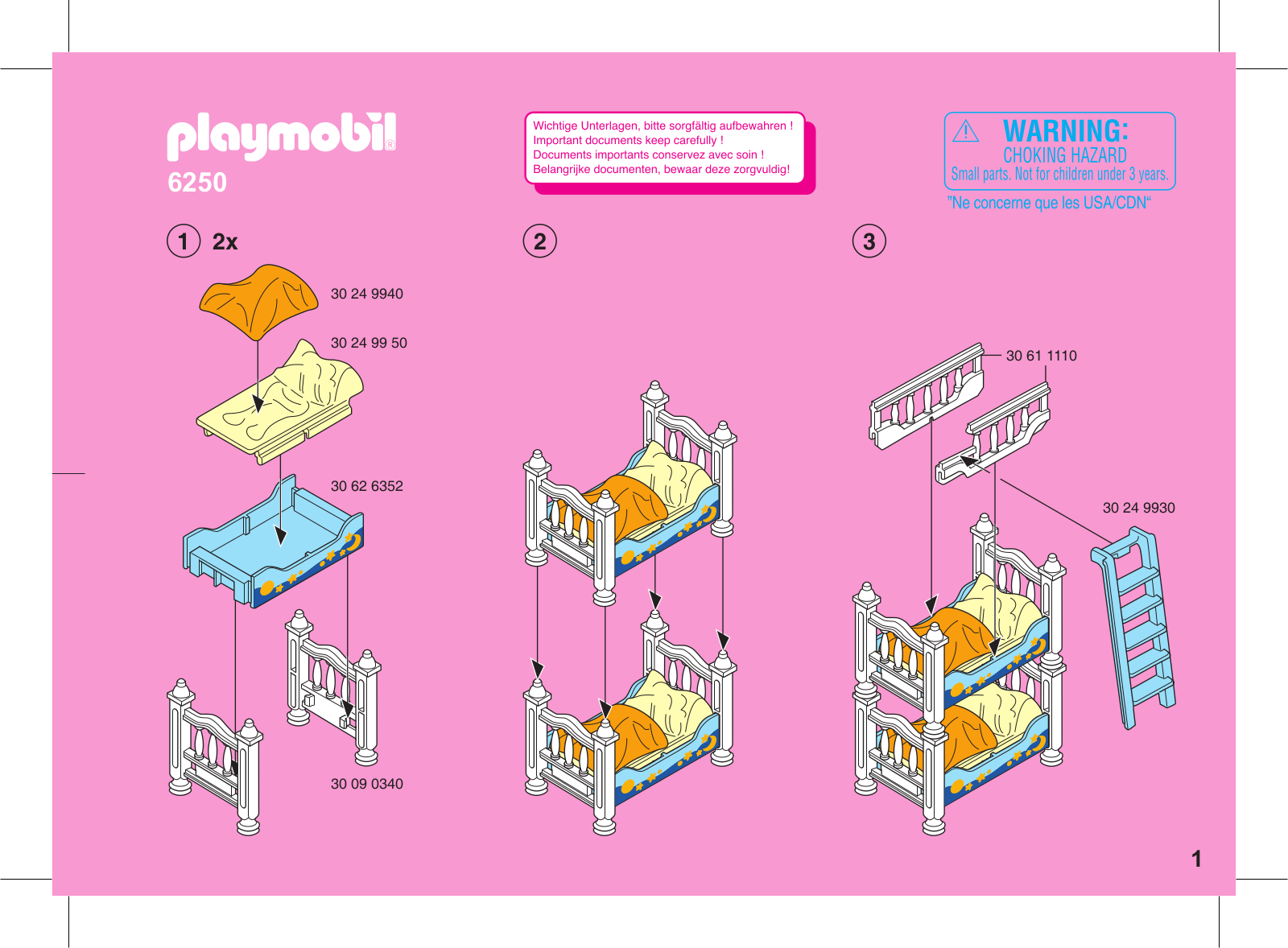 Playmobil 6250 Instructions