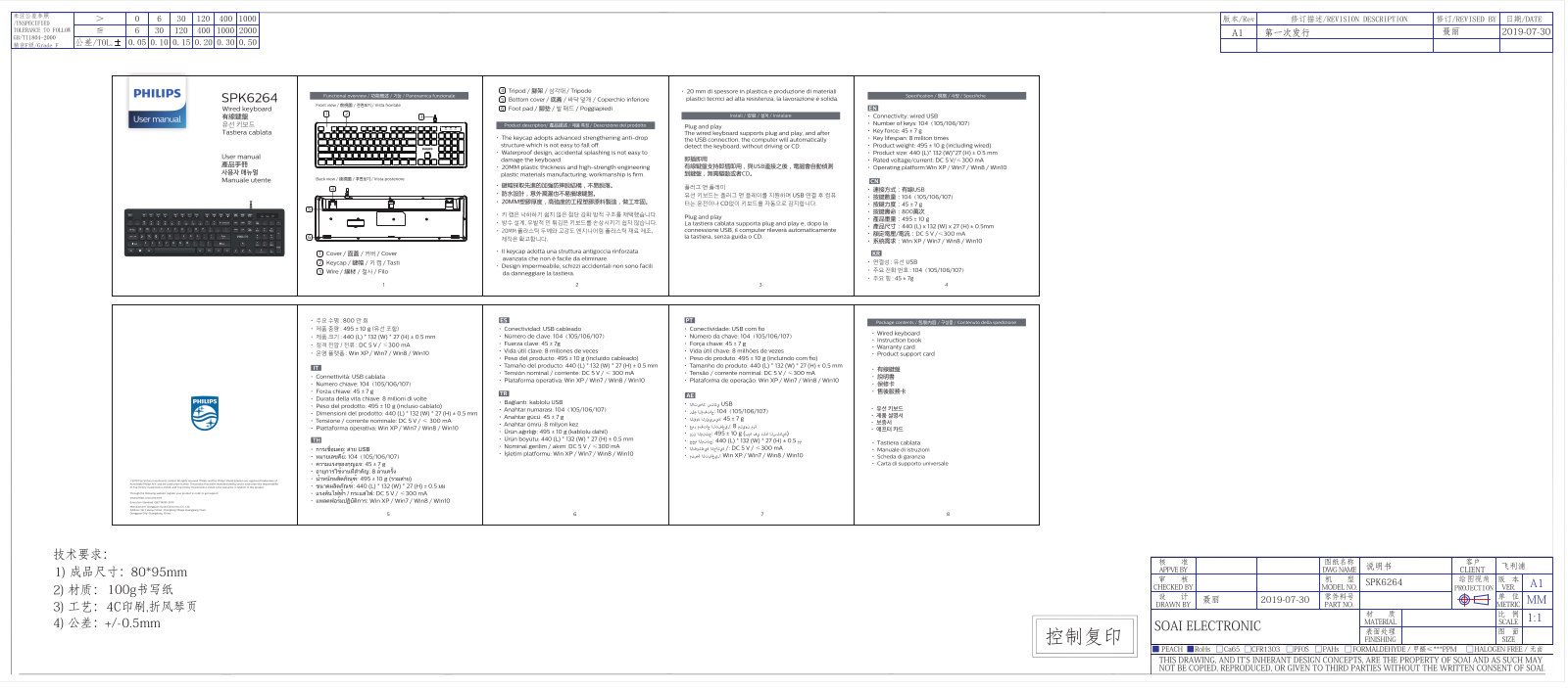 Philips SPK6264/93, SPK6264BK/93 Quick Start Guide - ManualMachine.com
