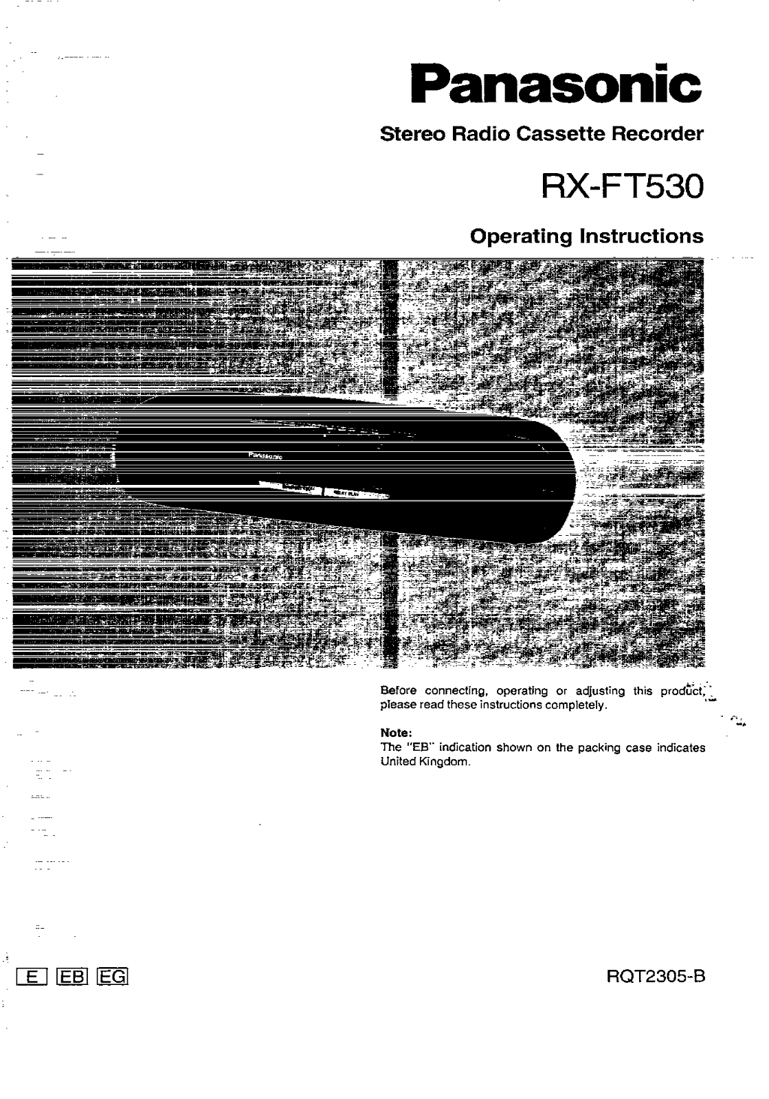 Panasonic RX-FT530 User Manual