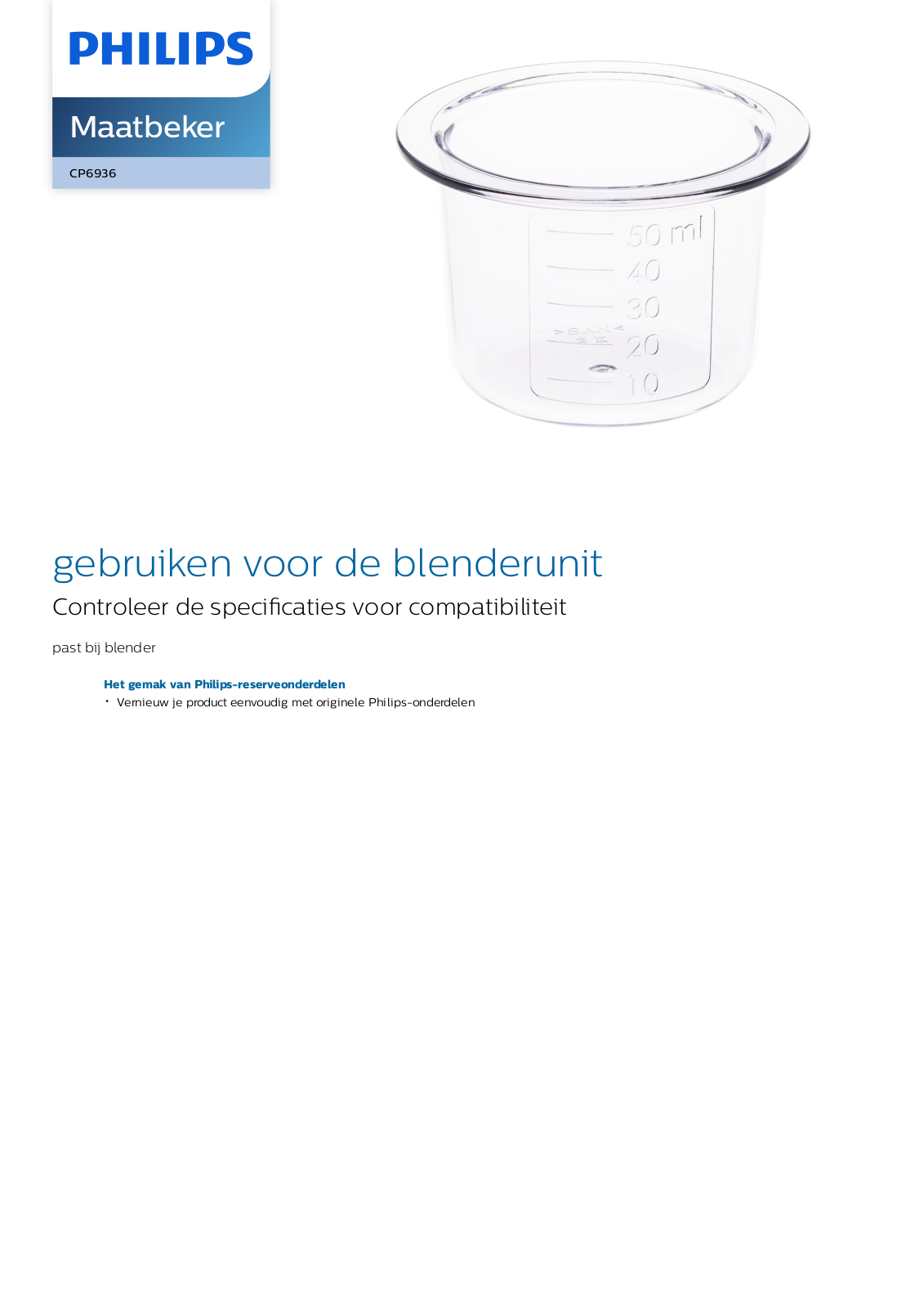Philips CP6936/01 Leaflet - ManualMachine.com