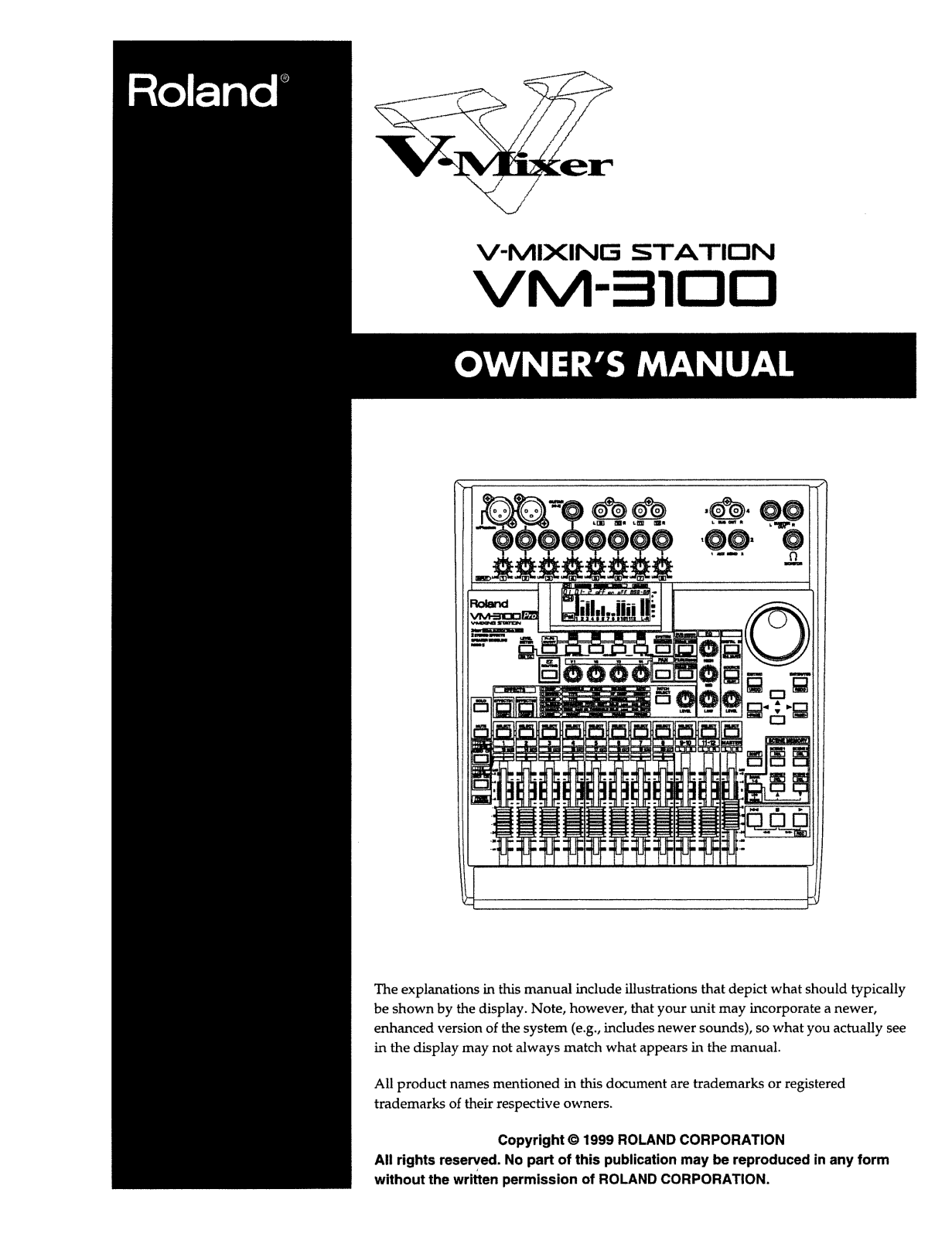 Roland VM 3100 PRO Service Manual