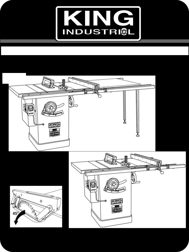 King Industrial KC-10JCS User Manual