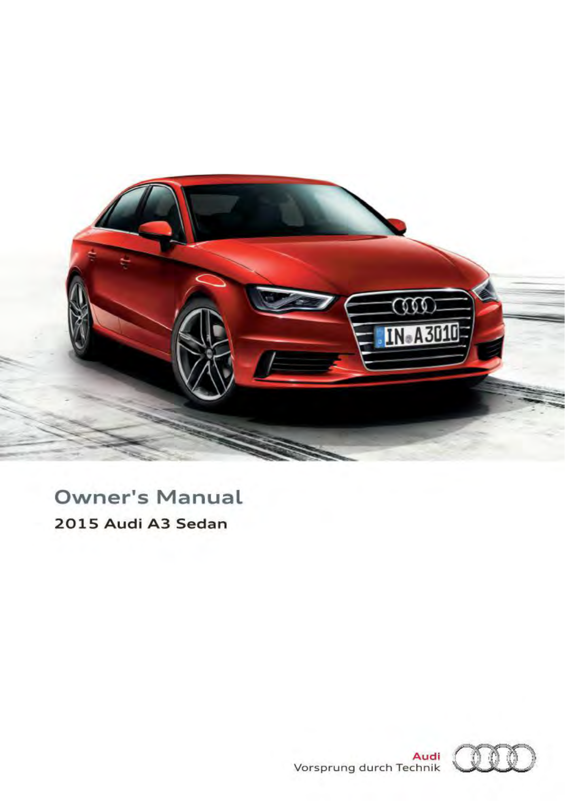 Audi A3 2015 Owners Manual