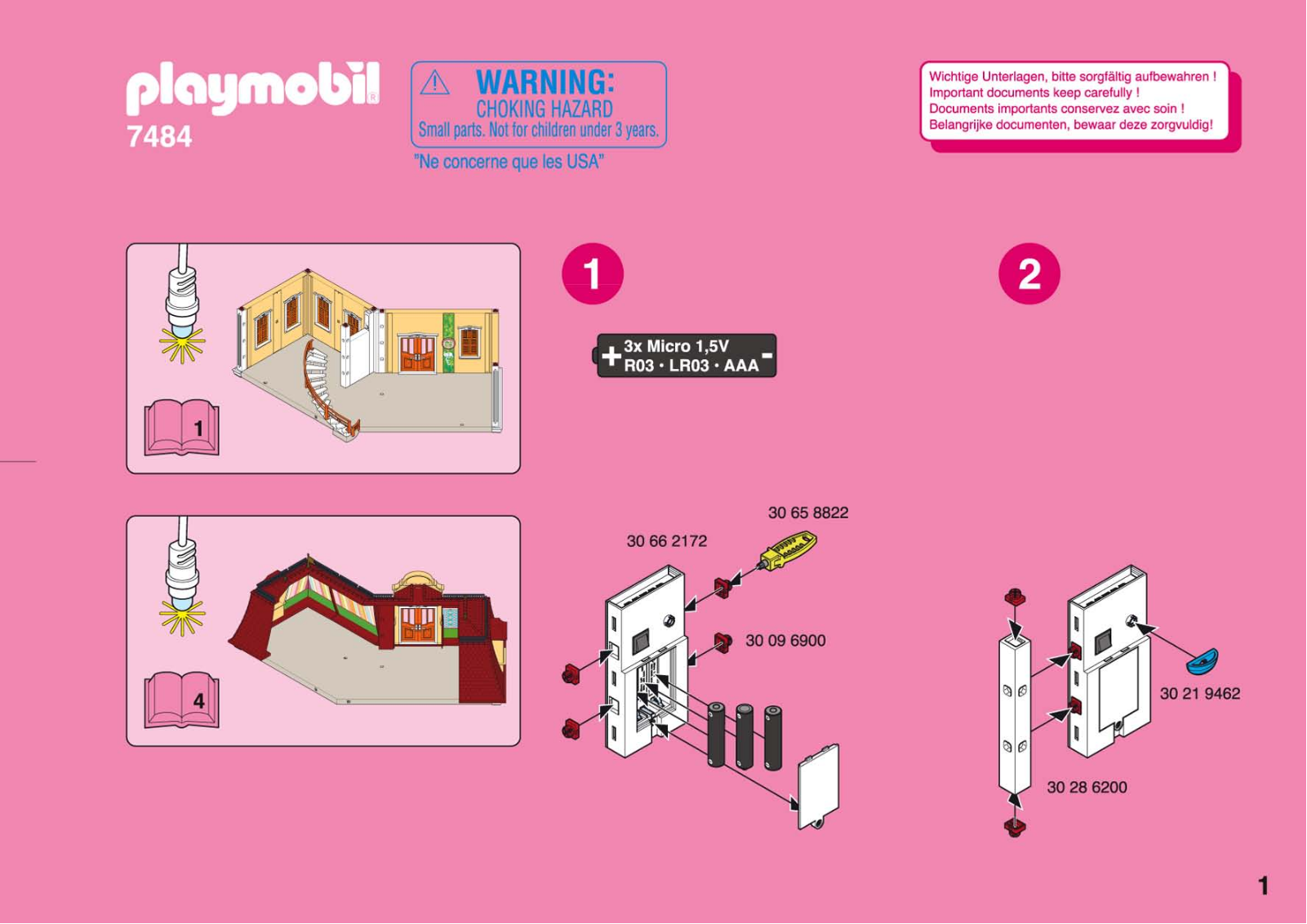 Playmobil 7484 Instructions