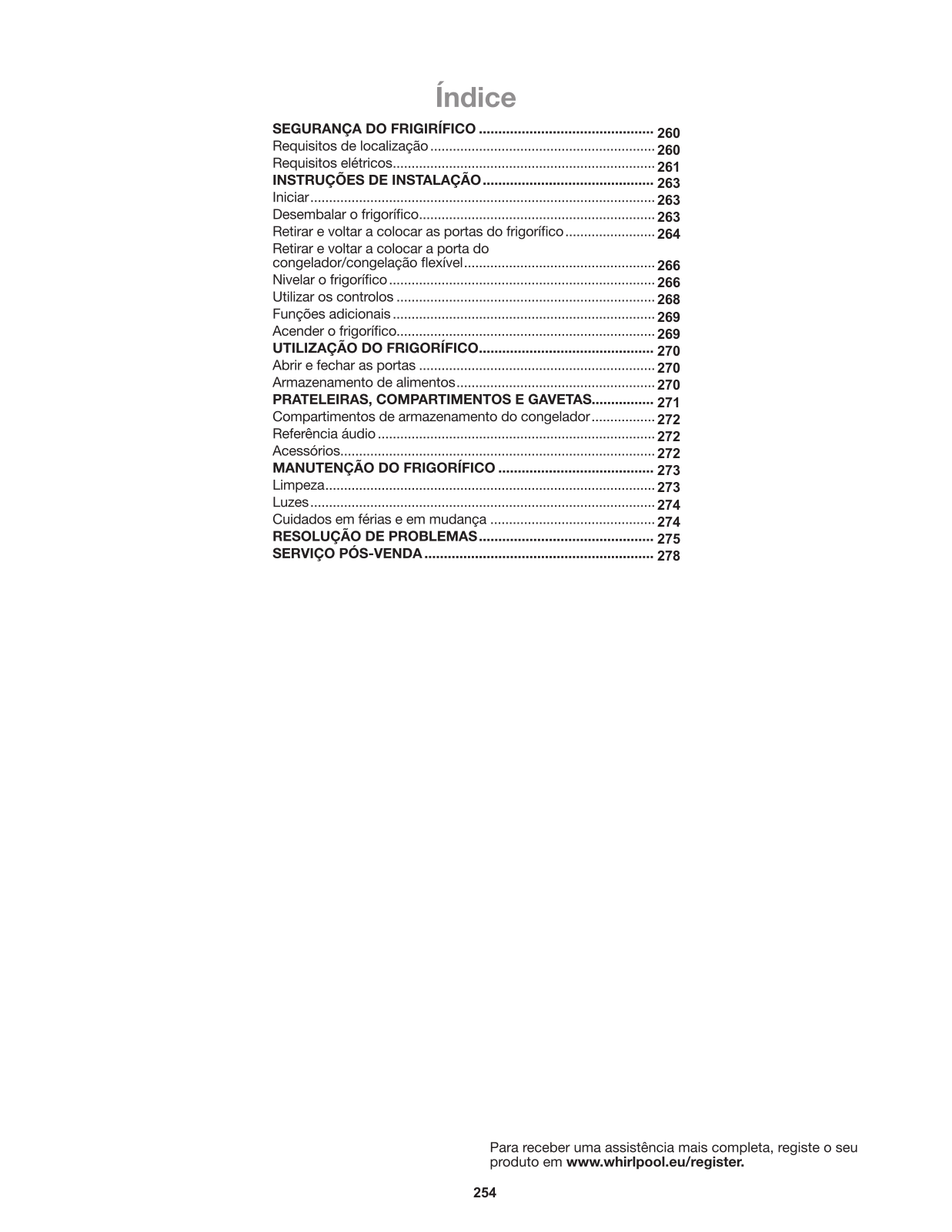 WHIRLPOOL WQ9 U1L User Manual