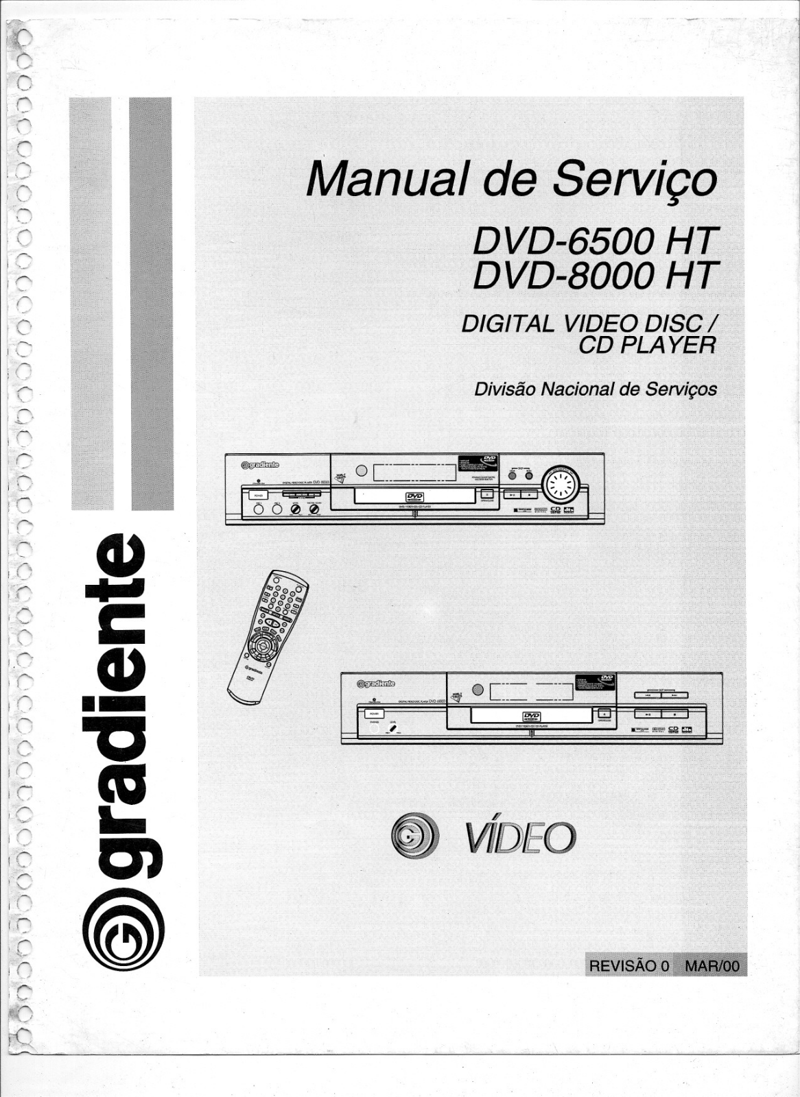 Gradiente DVD-6500HT, DVD-8000HT Schematic