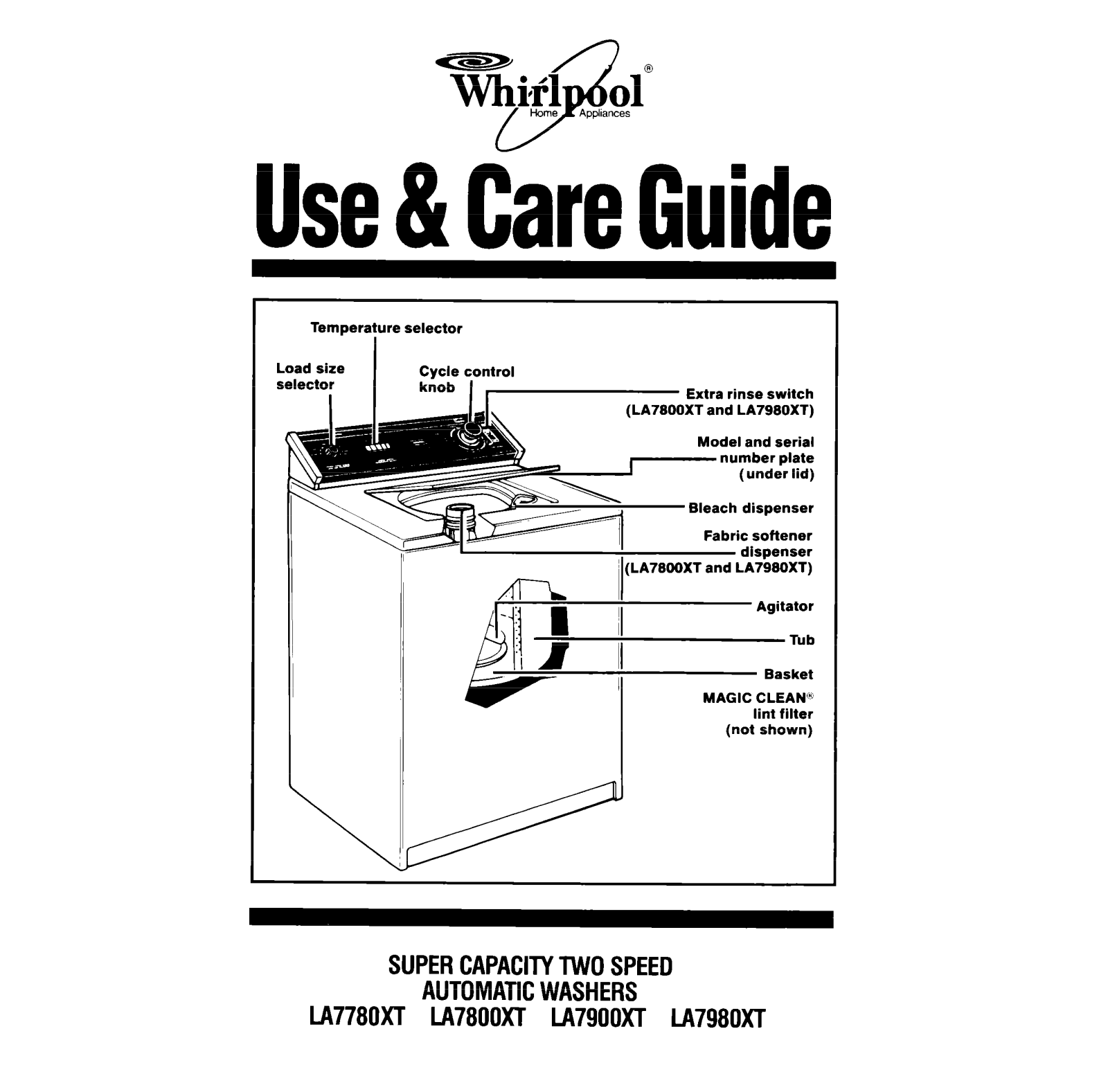 Whirlpool LA78OOXT, LA798OXT, LA79OOXT, LA778OXT User Manual - ManualMachine.com