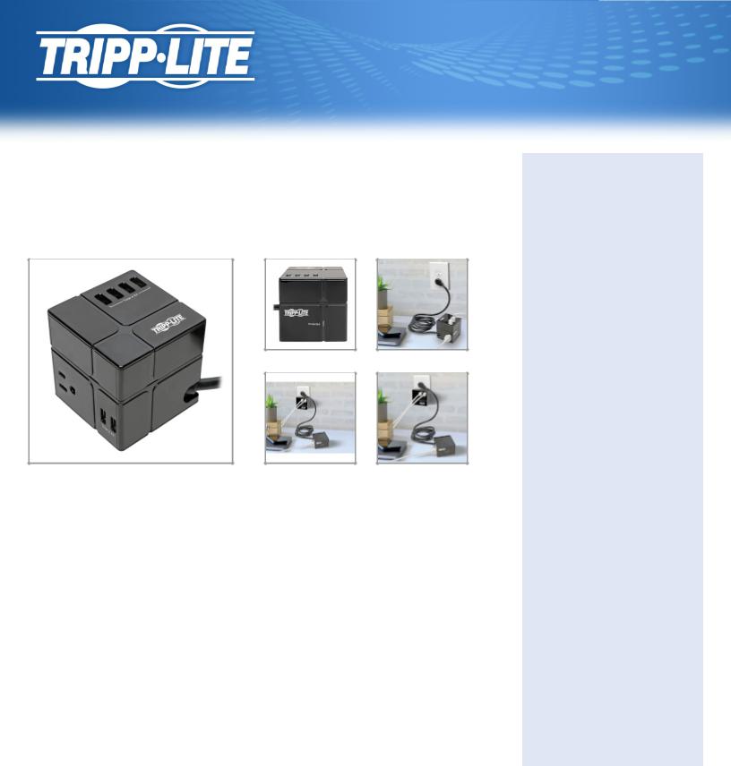 Tripp-Lite TLP366CUBEUSBB Data Sheet