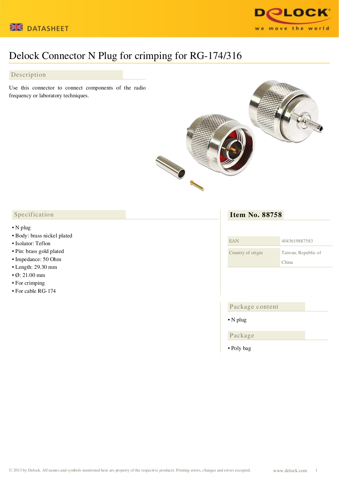 DeLOCK 88758 User Manual