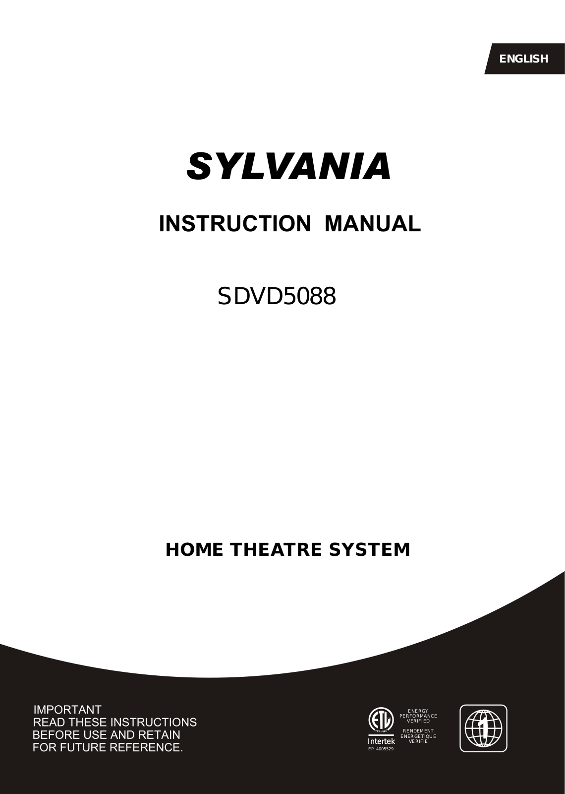 Curtis SDVD5088 User Manual