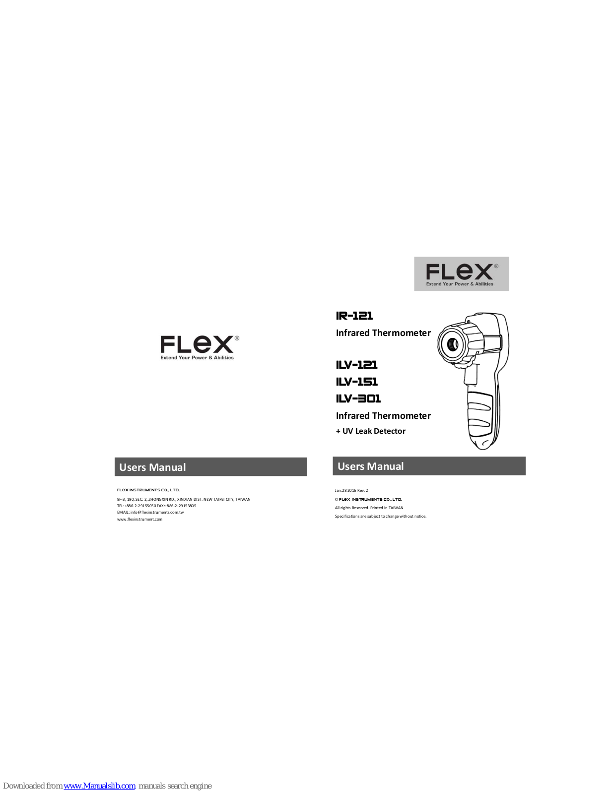 Flex ILV-121, ILV-151, ILV-301 User Manual