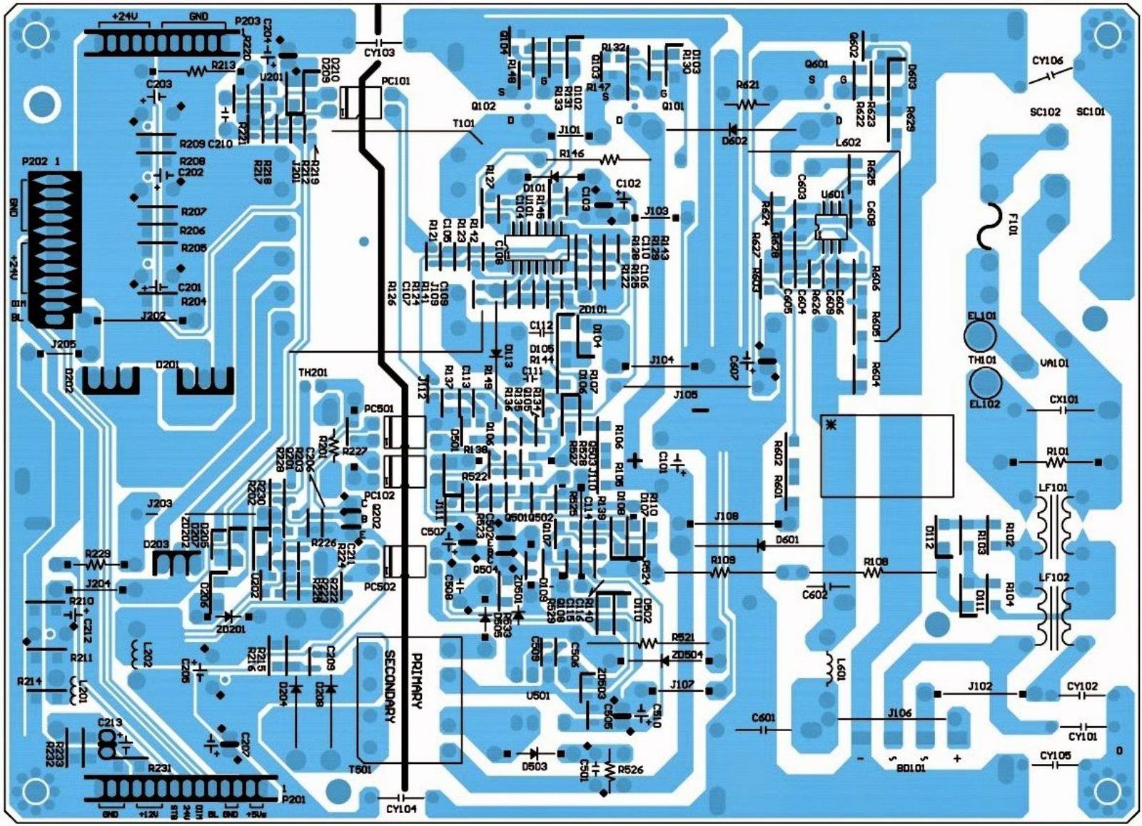 Grundig FSP-223 PSU Schematic