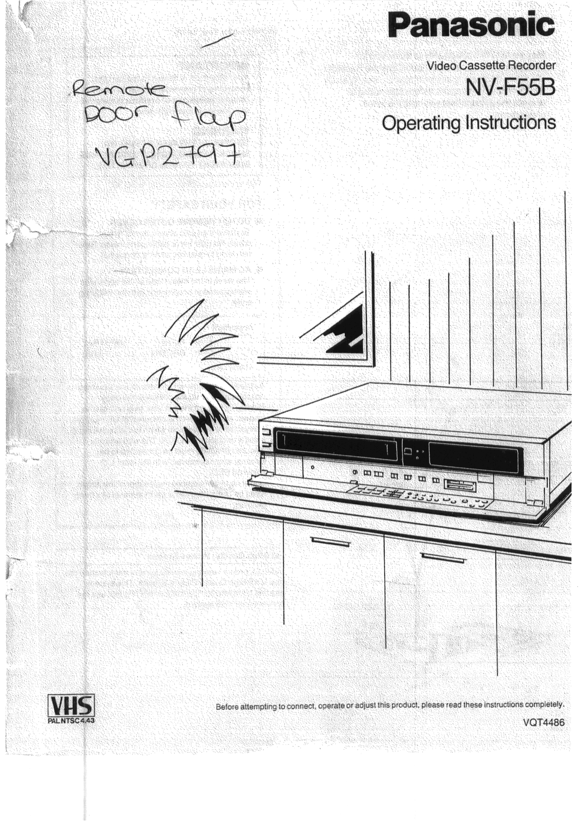 Panasonic NV-F55B User Manual