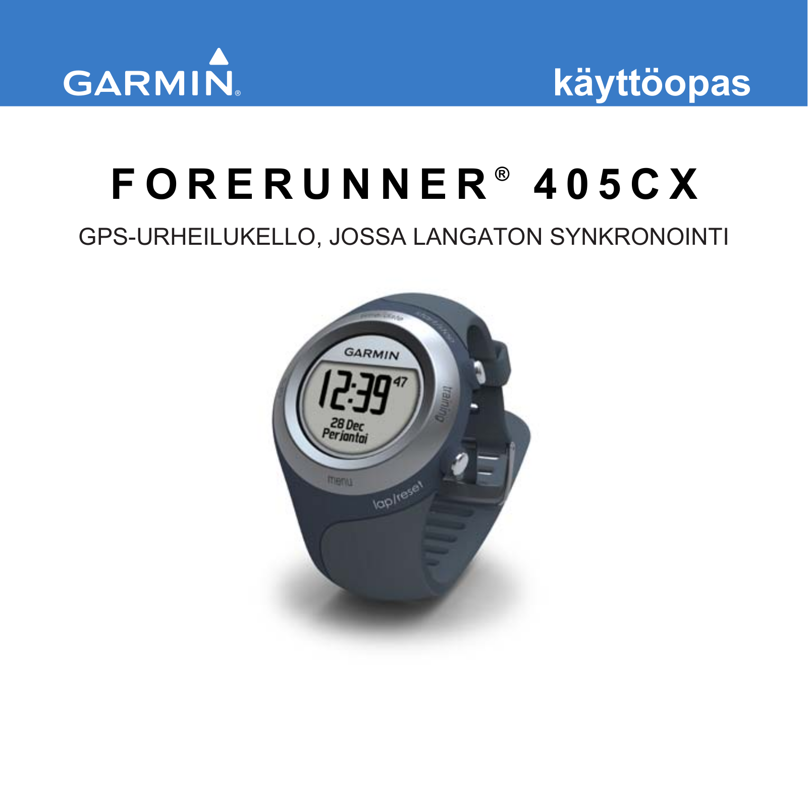 Garmin Forerunner 405CX user guide