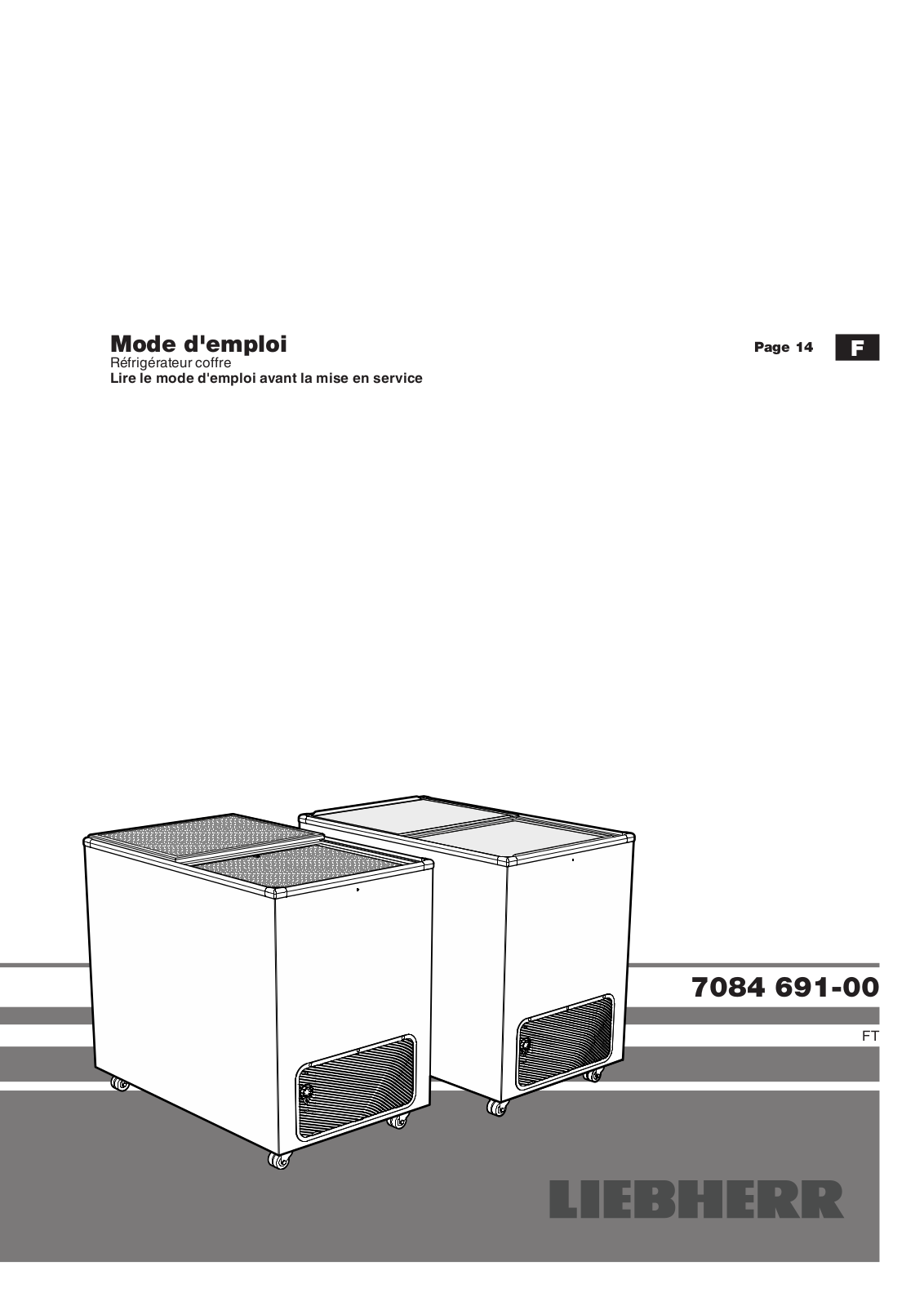 LIEBHERR FT1401, FT2902 User Manual