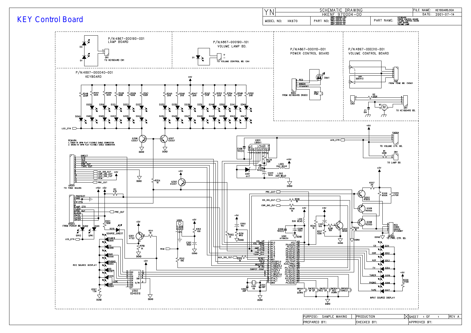 Harman Kardon HK-670 Schematic