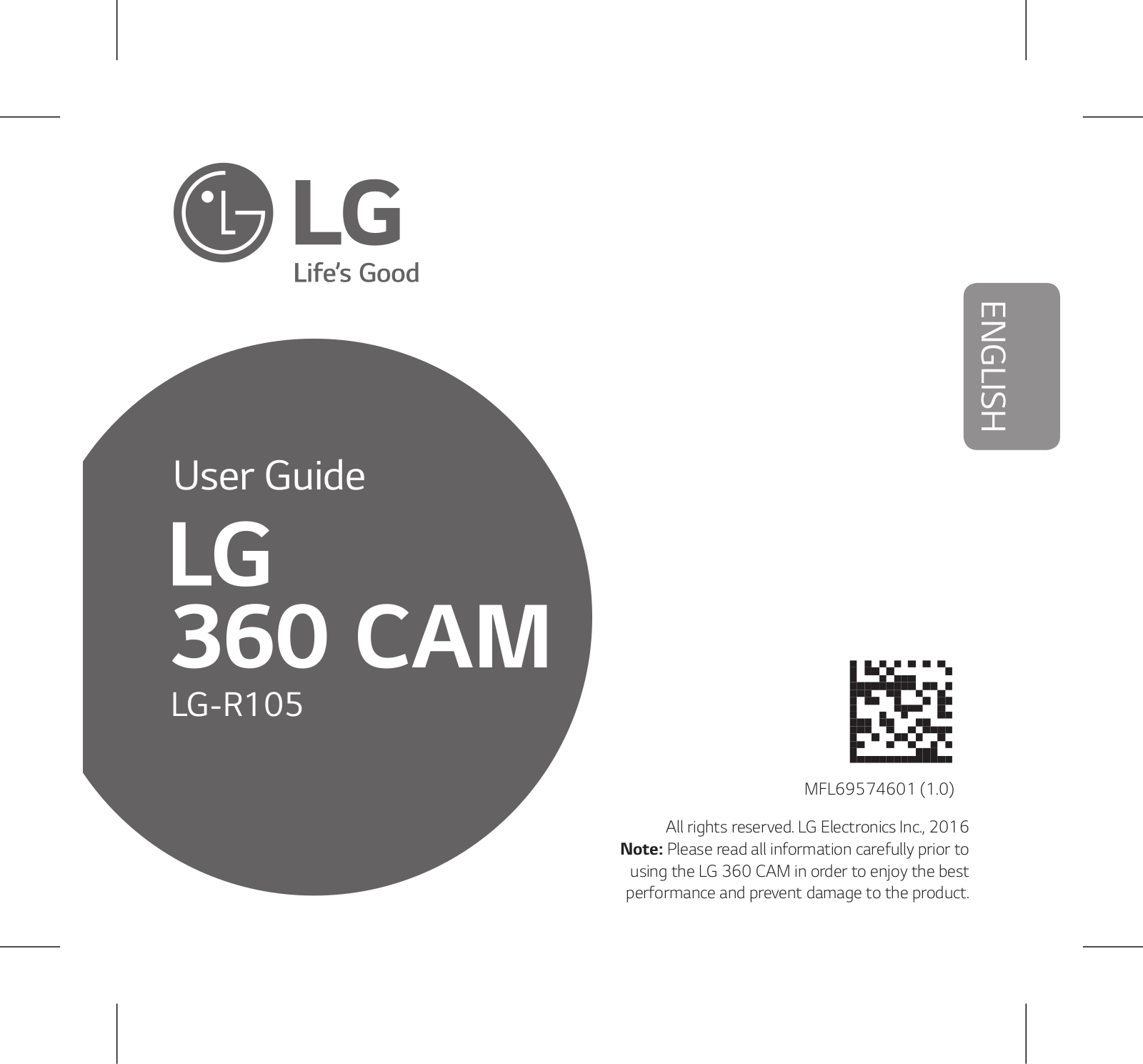 LG LGR105 Owner’s Manual