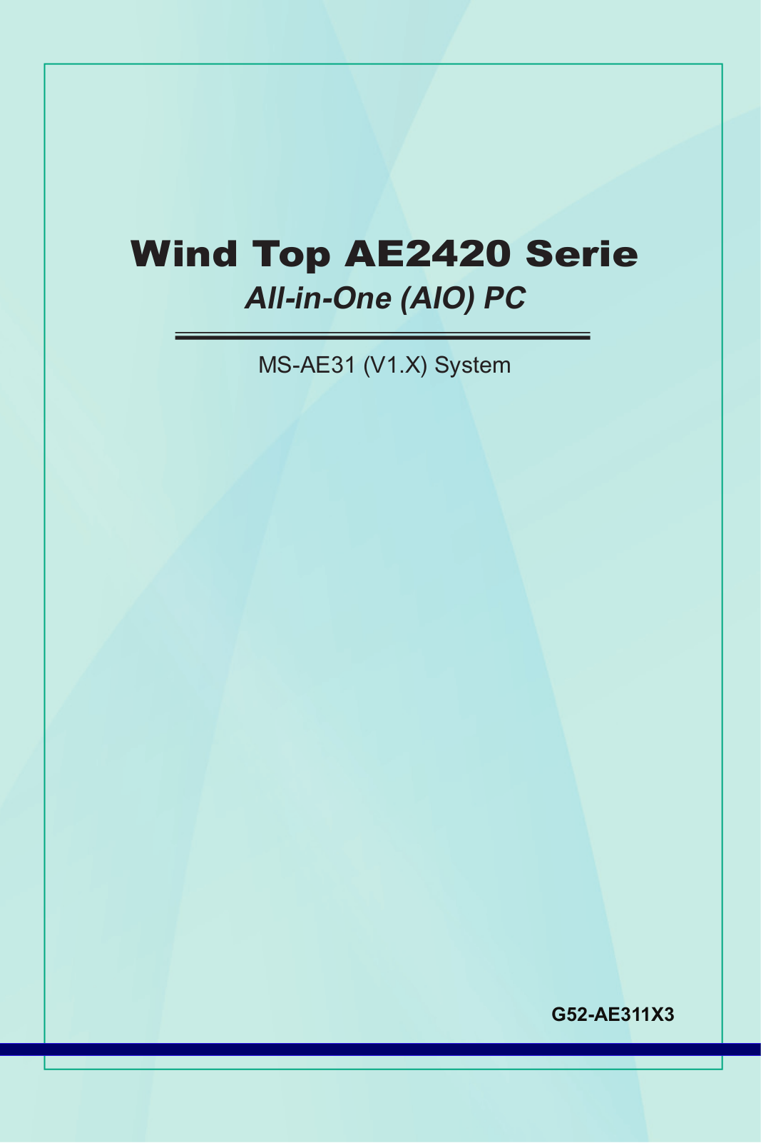 Msi WIND TOP AE2420 User Manual