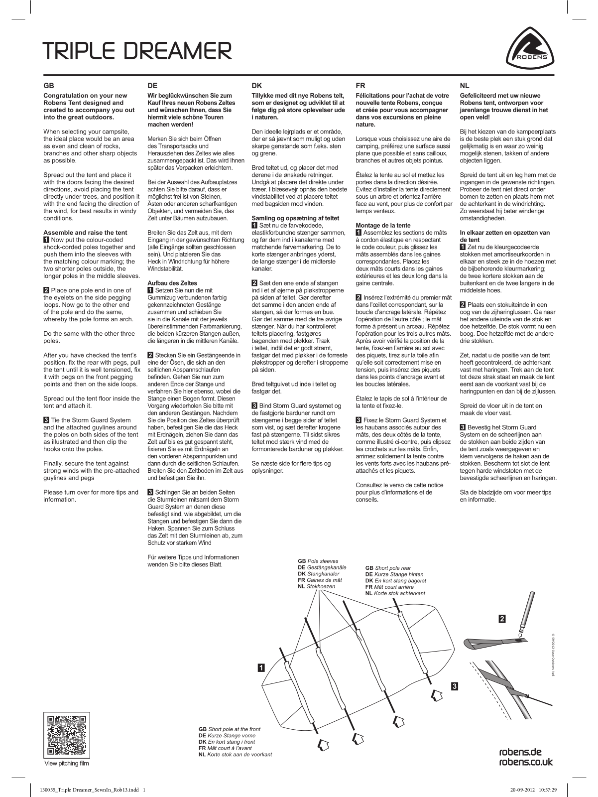 Robens Triple Dreamer User Manual