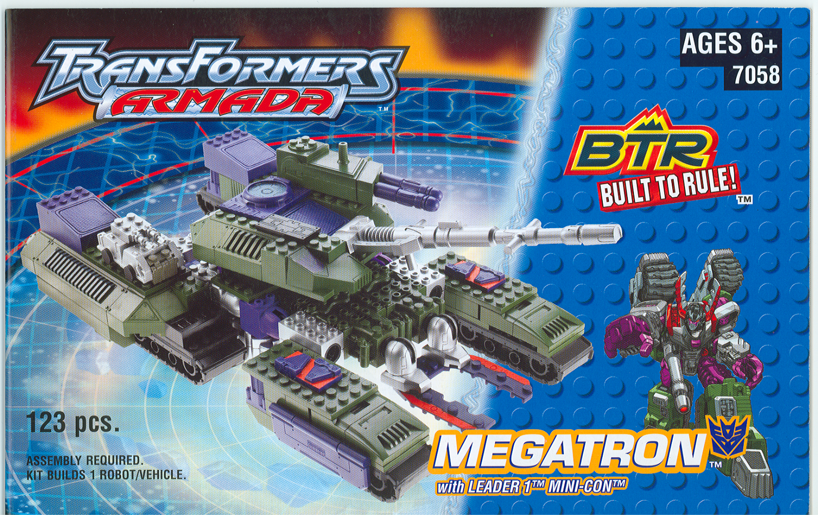 HASBRO Built to Rule Transformers Armada Megatron User Manual