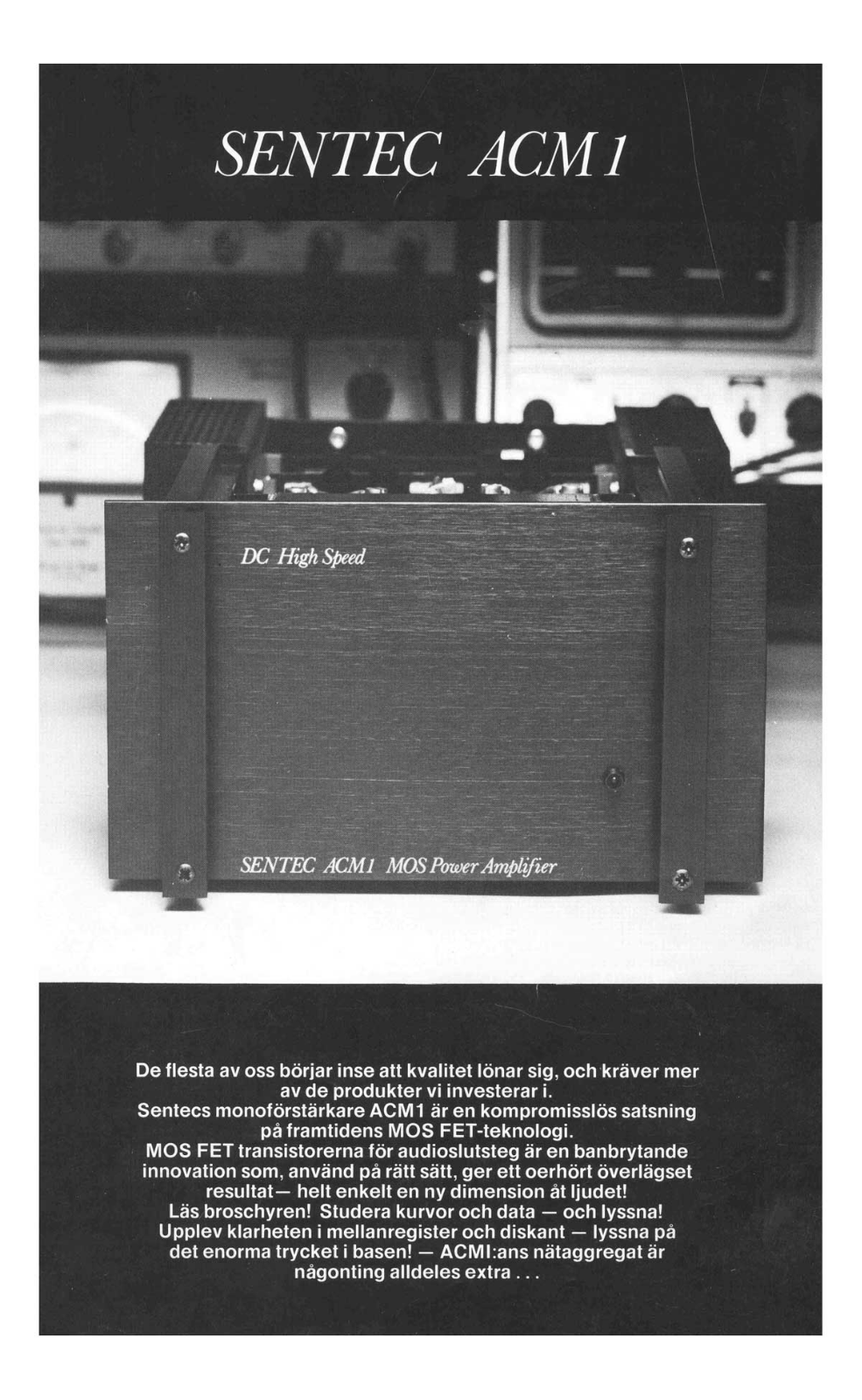 Sentec ACM-1 Brochure