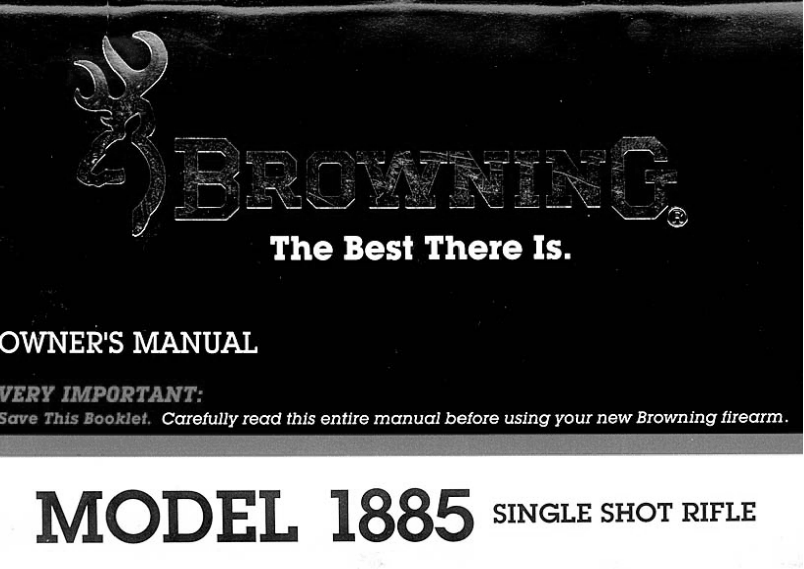 Browning 1885 Owner's Manual