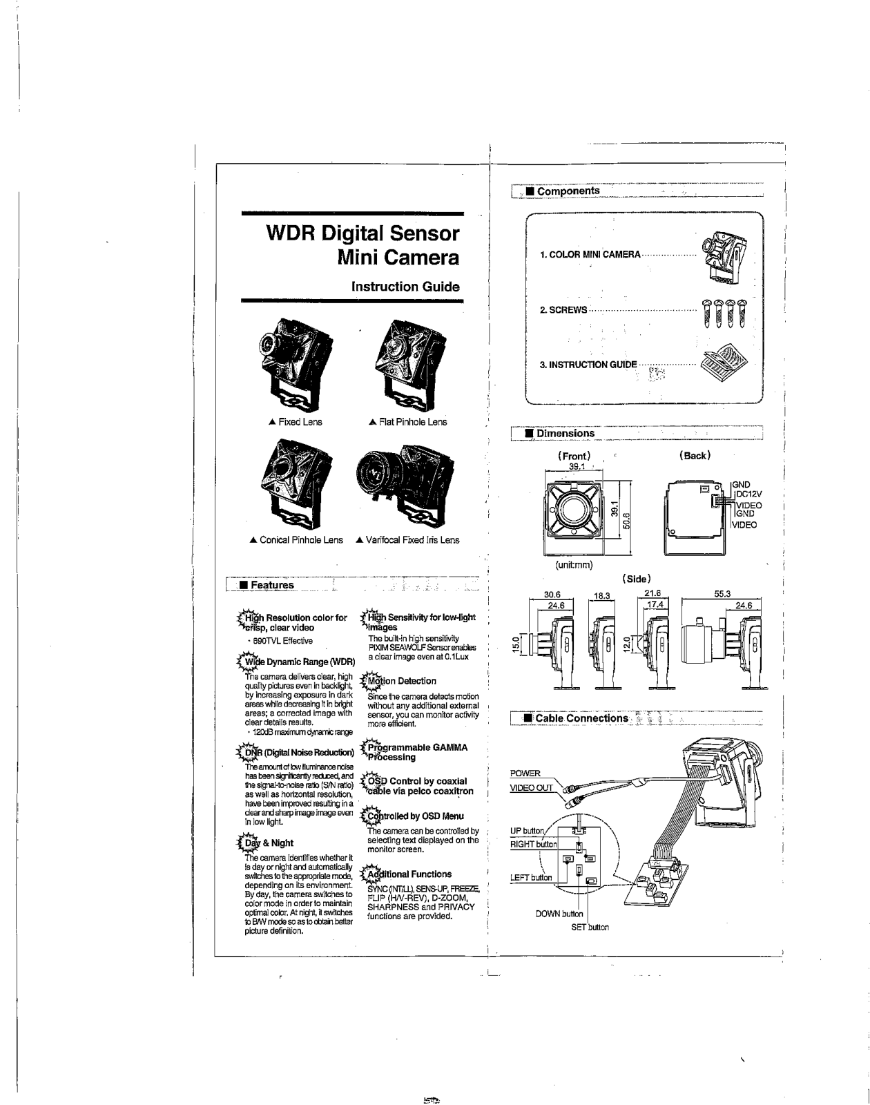 Weldex WDH-3939WD User Manual