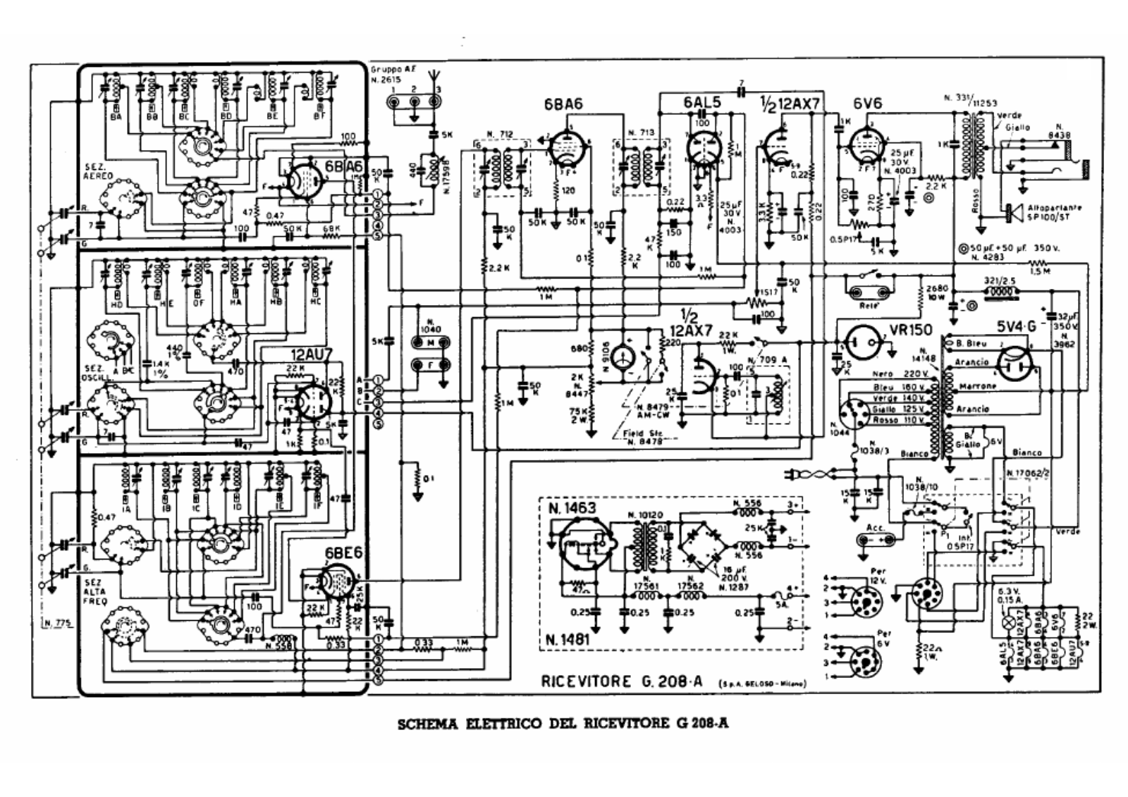 Geloso g208a schematic