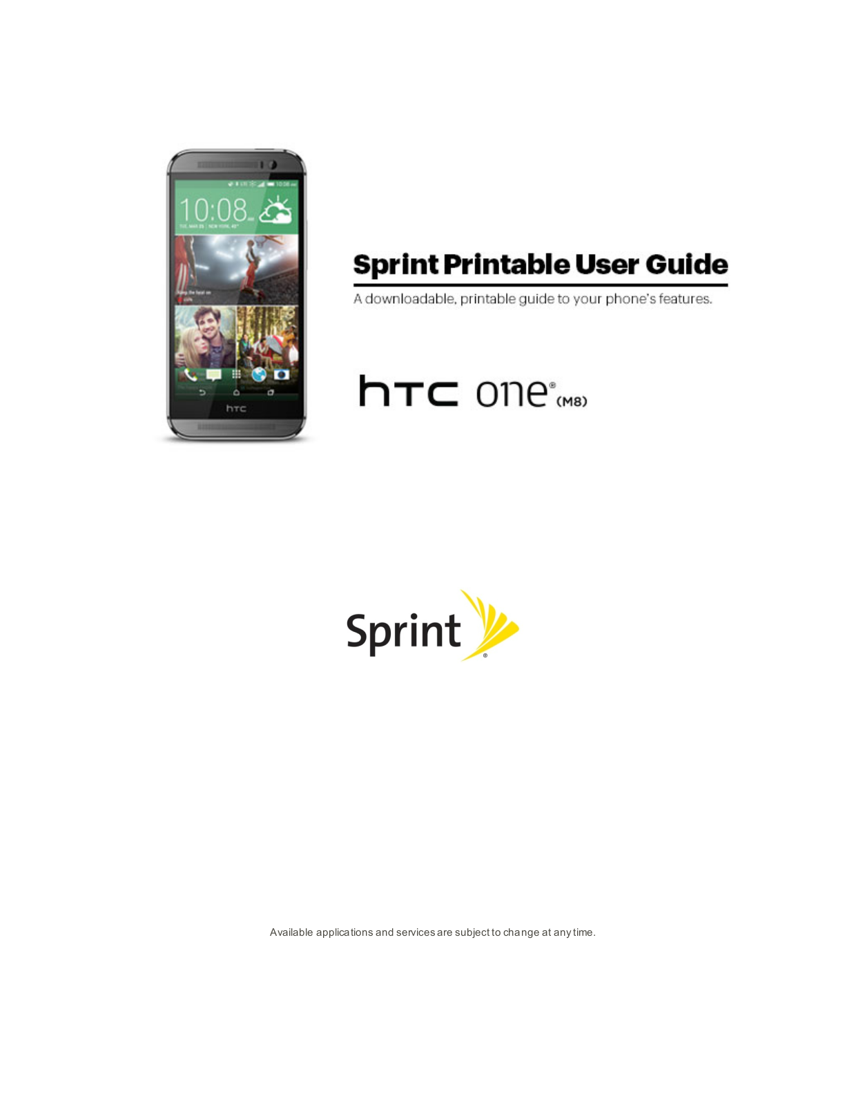 Sprint HTC ONE M8 User Manual