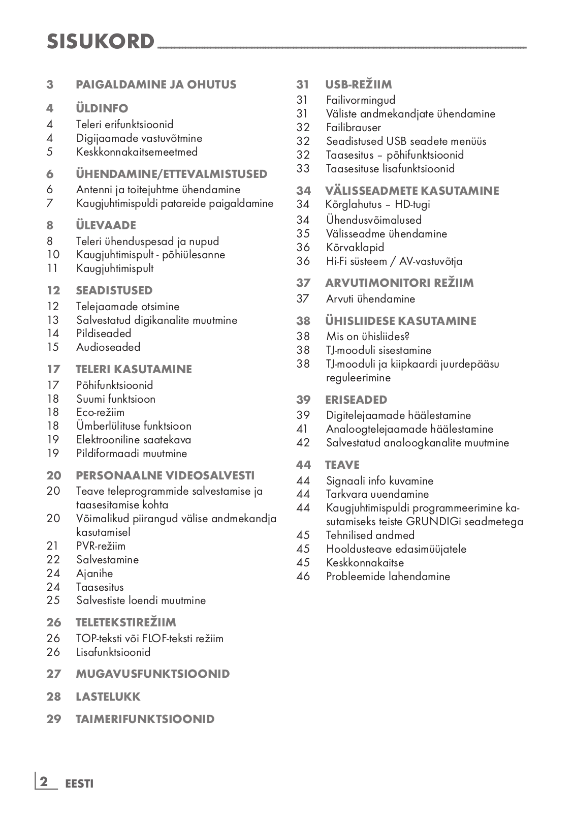 Grundig 32 VLE 7040 User Manual