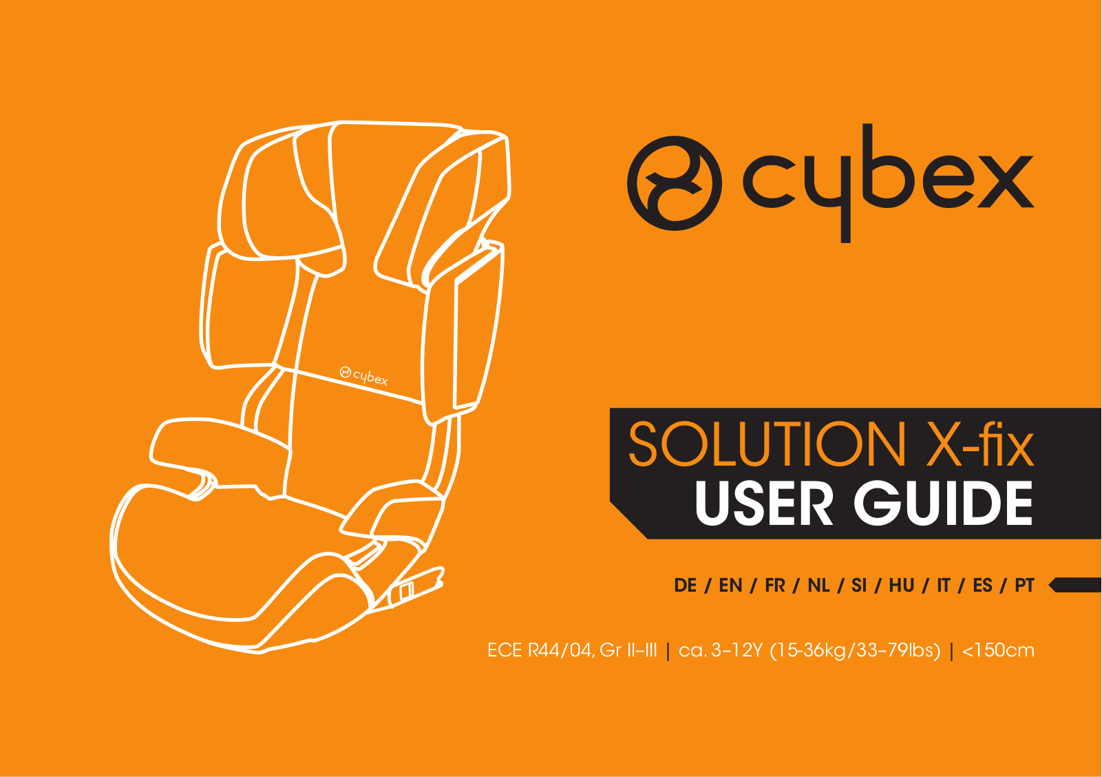 Cybex Solution X-Fix User Guide