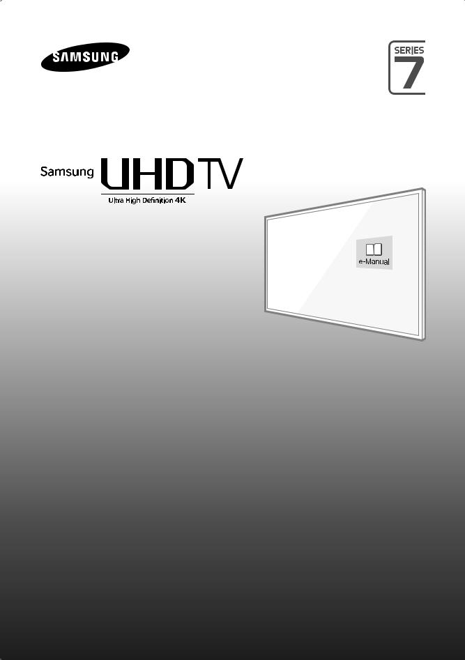 Samsung UA75JU7000, UA65JU7000, UA60JU7000, UA55JU7000 User Manual