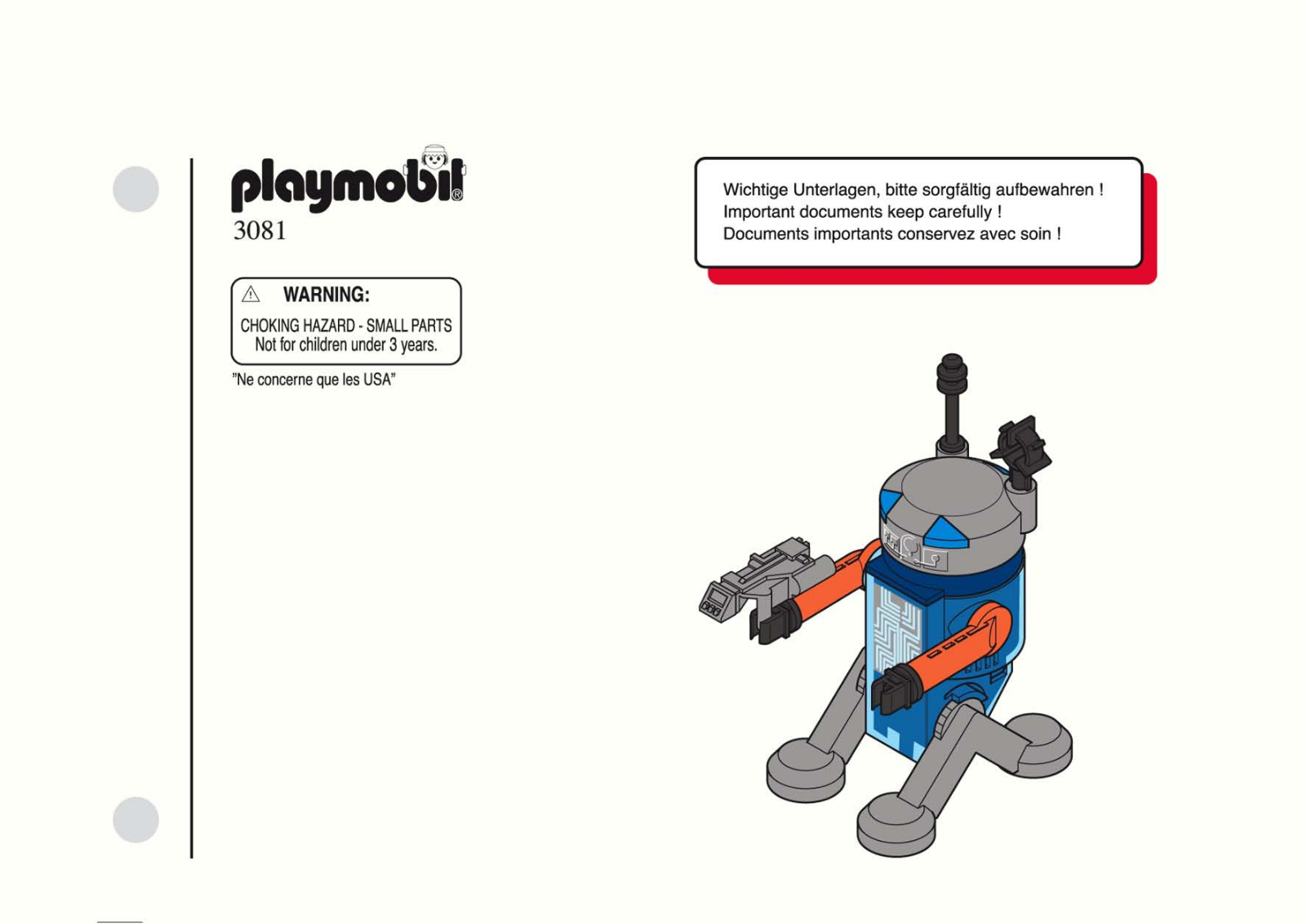 Playmobil 3081 Instructions