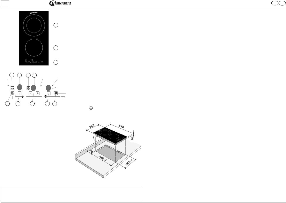 Whirlpool ETK 6260 IN PROGRAM CHART